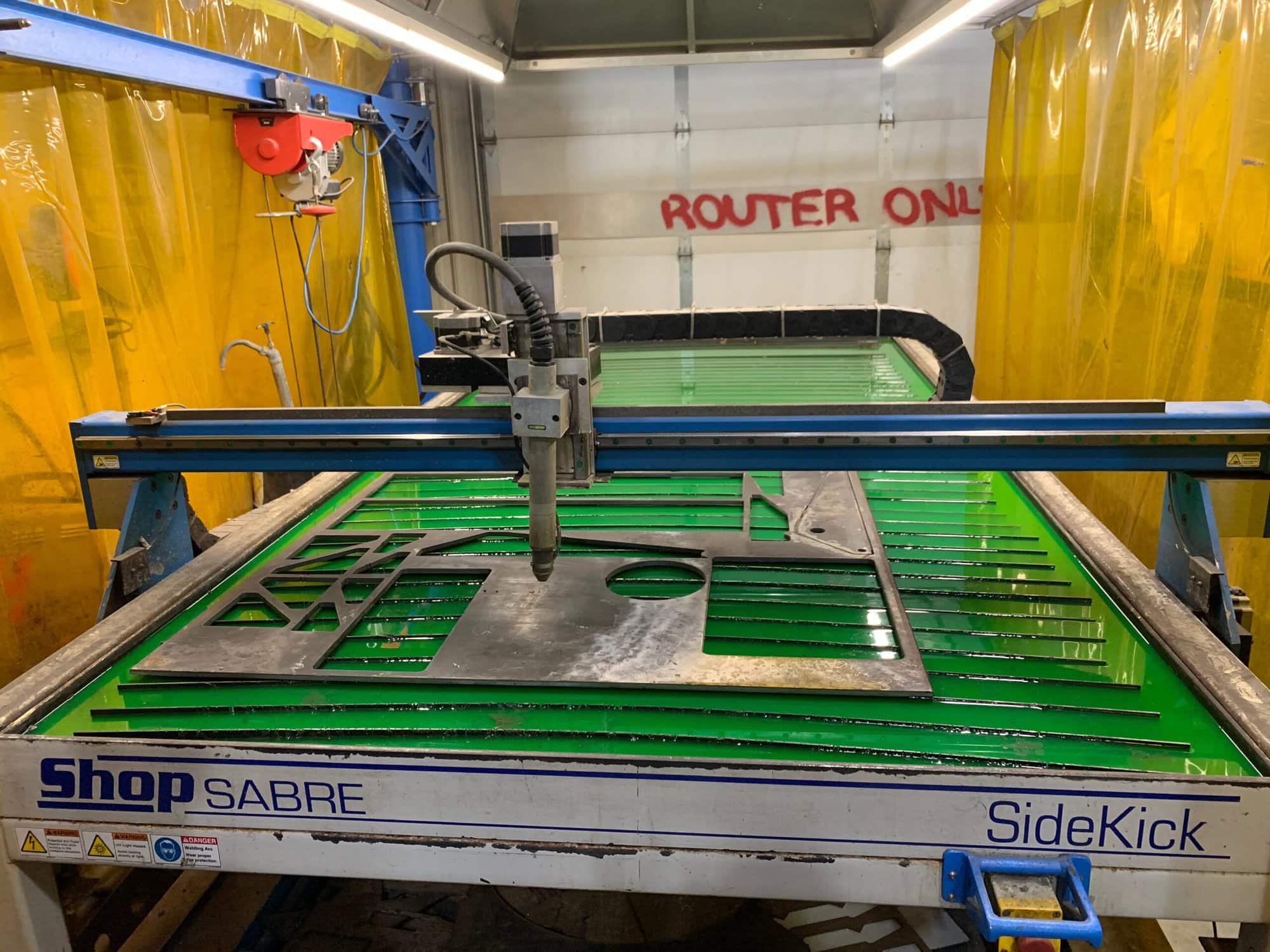 4’x8’ Shop Sabre Sidekick 8 CNC Plasma Table,2016 - Hypertherm Powermax 125 - Image 4