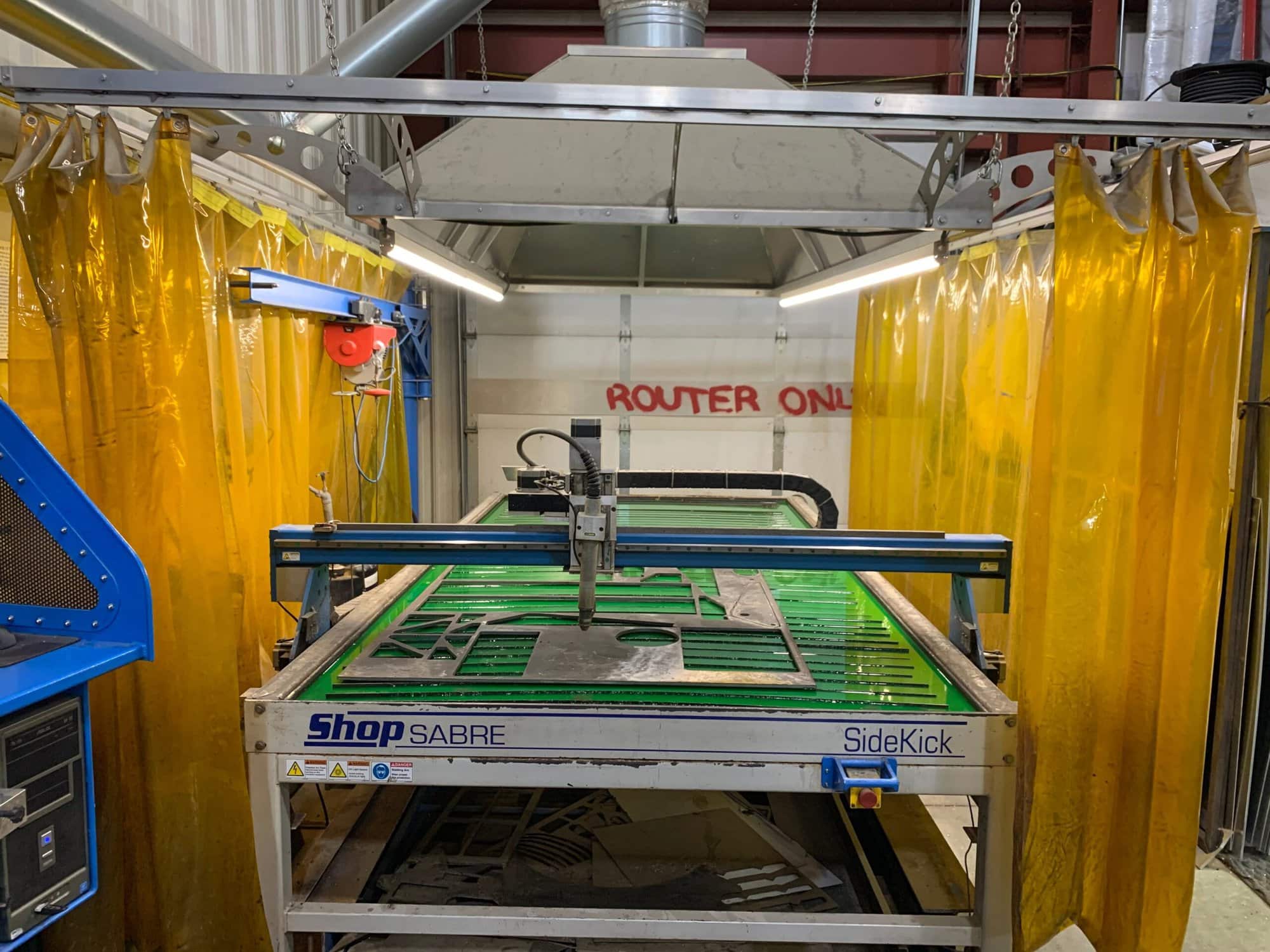4’x8’ Shop Sabre Sidekick 8 CNC Plasma Table,2016 - Hypertherm Powermax 125 - Image 2