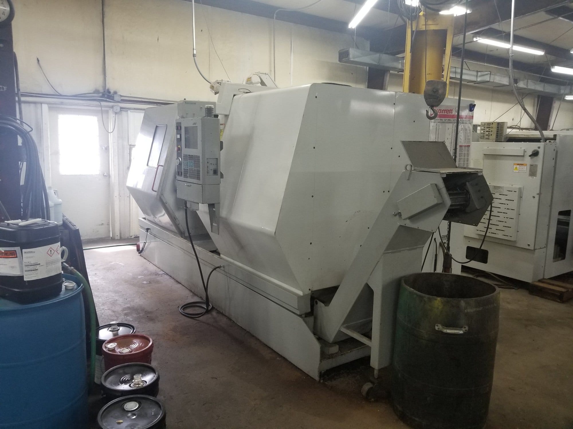 Haas SL-40B CNC Lathe, 2005- Big Bore, Chip Auger, Rear Chuck - Image 2