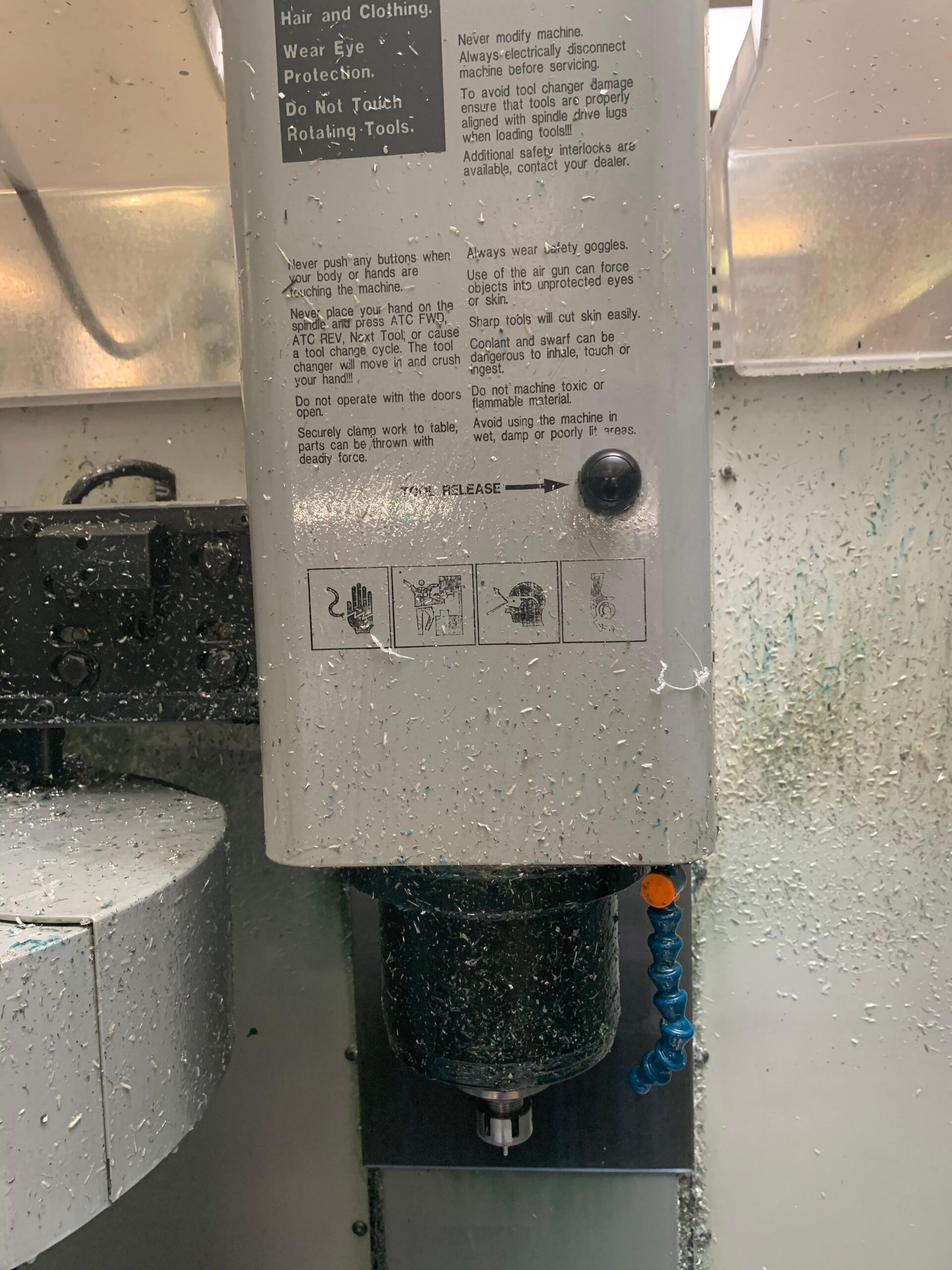 Haas Mini Mill VMC, 2004 - Rigid Tap, Coolant Pump, 1 MB, Video - Image 14