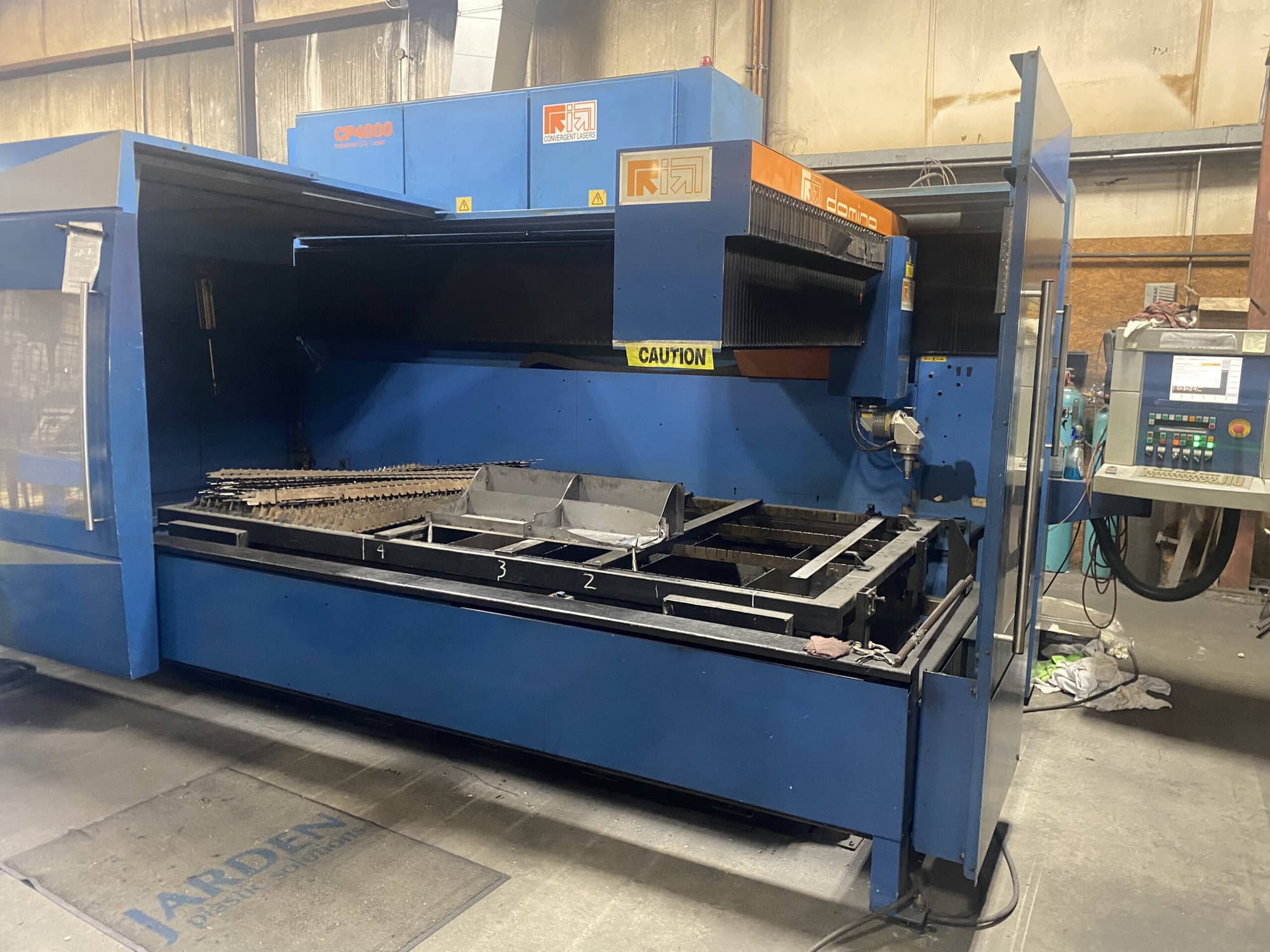 4000 Watt Prima Domino 1530HS CO2 Laser, 2006 - 5' x 10' Table, 5-Axis