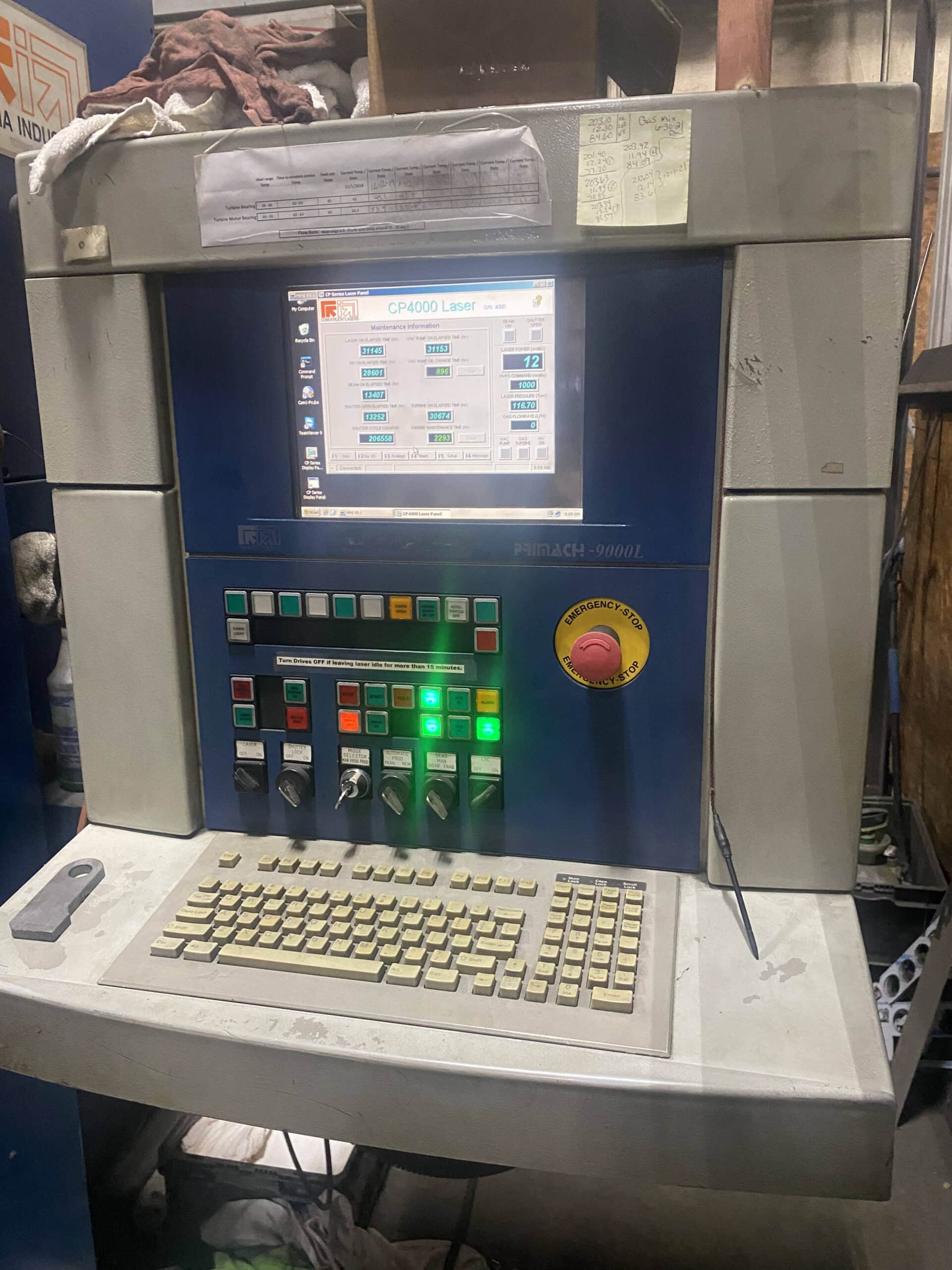 4000 Watt Prima Domino 1530HS CO2 Laser, 2006 - 5' x 10' Table, 5-Axis - Image 7