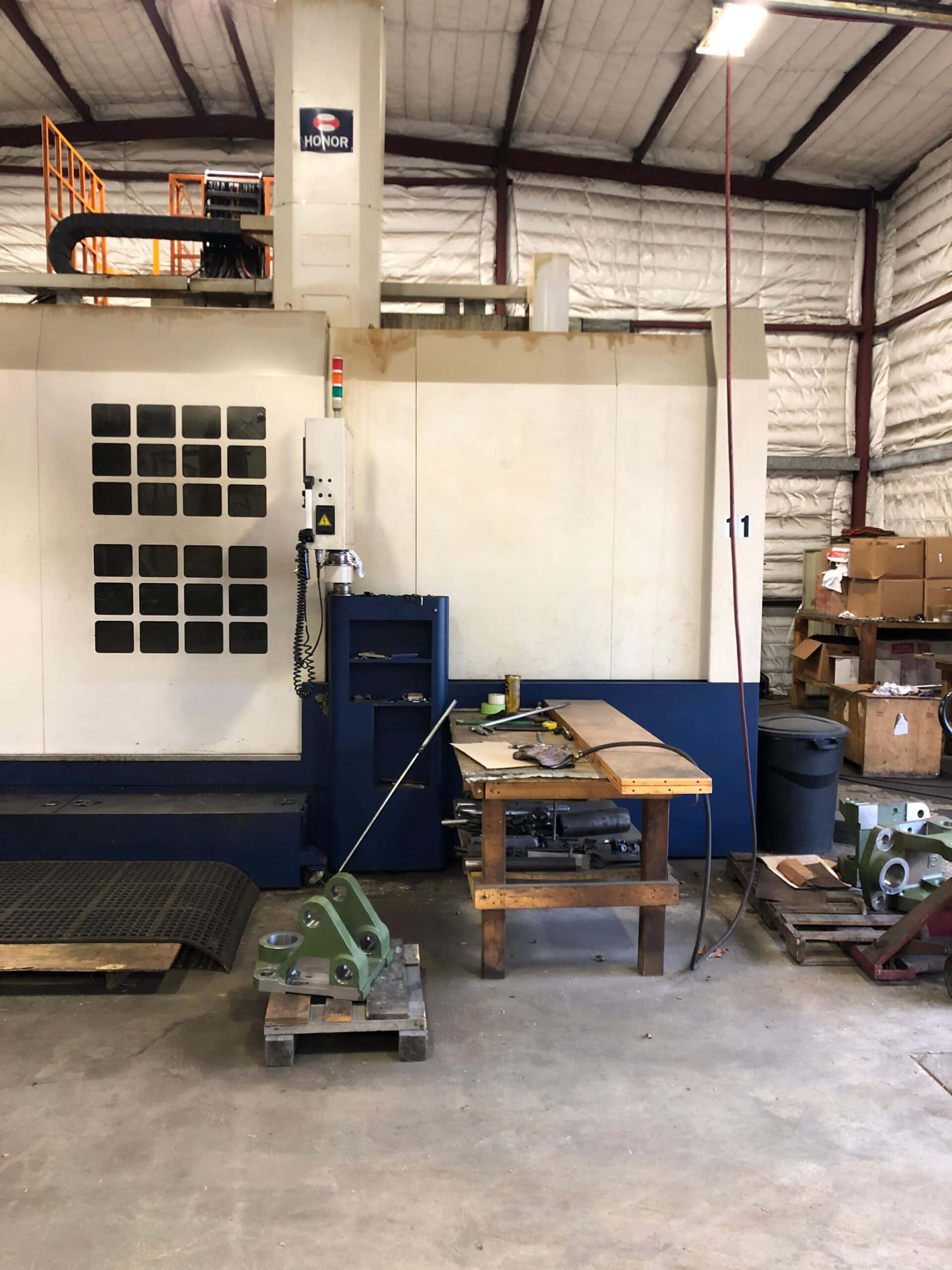 Honor Seiki VL1600 VTL, 2013 - Chip Conveyor, Tooling Included!