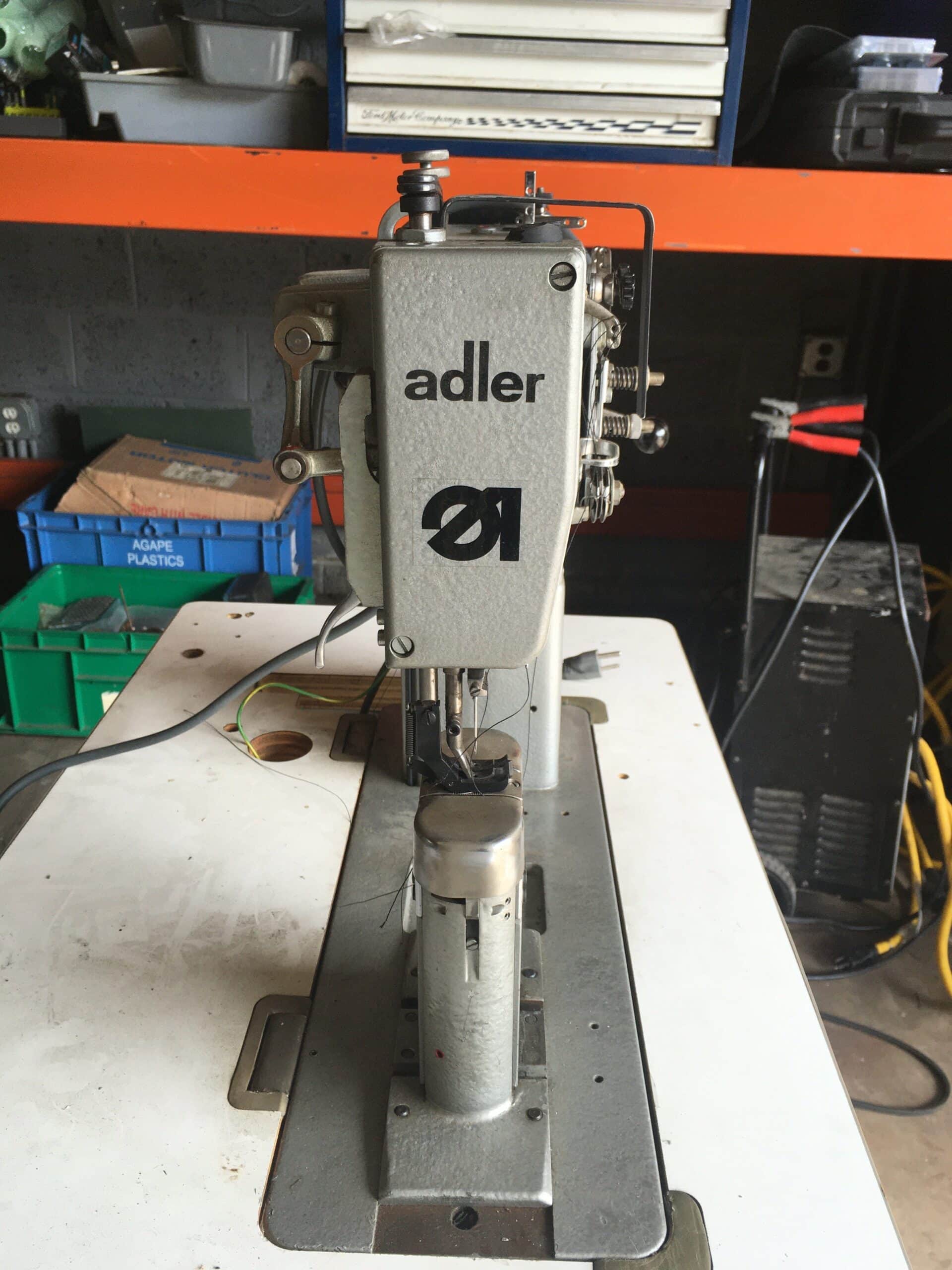 Leather Post Durkopp Adler 268 Twin (2) Needle, Sewing Machine - Table Included - Image 2