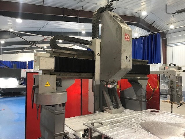 Haas GR-712 CNC Router, 2007 - 12" Risers, Coldfire, Under Power, Video - Image 4