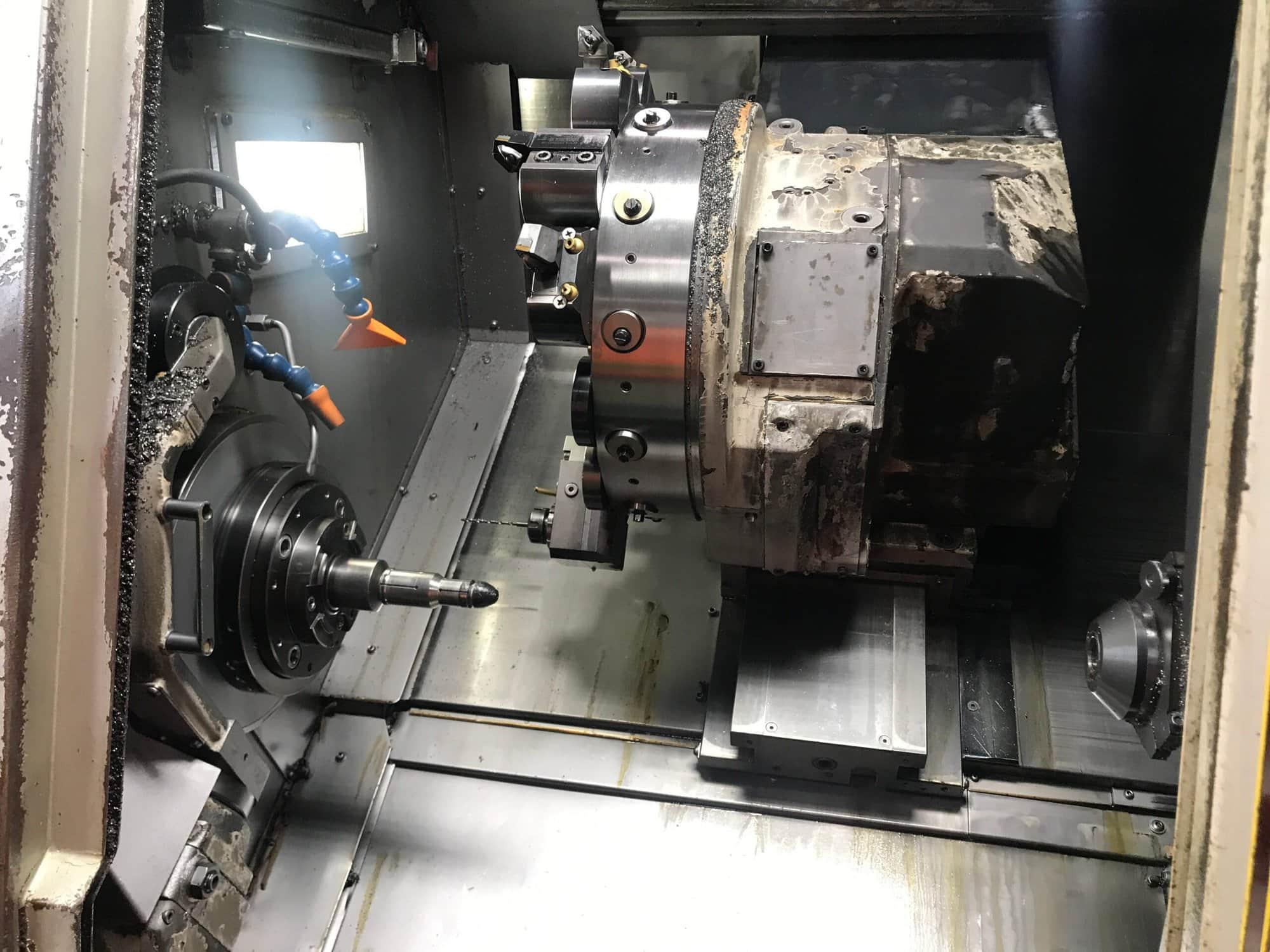 Okuma Captain-L370-M CNC Lathe, 2005 - OSP-E100L Control - Live Tooling - Image 6