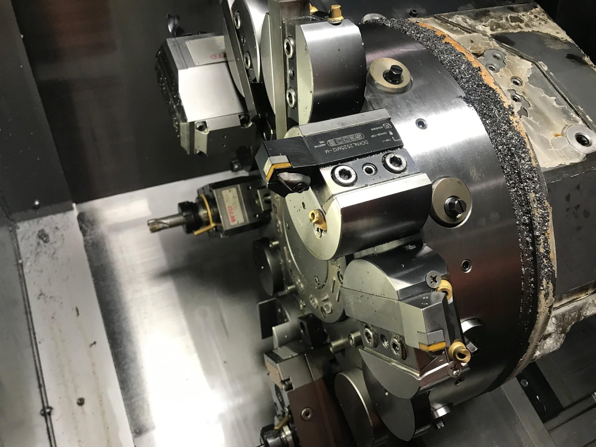 Okuma Captain-L370-M CNC Lathe, 2005 - OSP-E100L Control - Live Tooling - Image 7