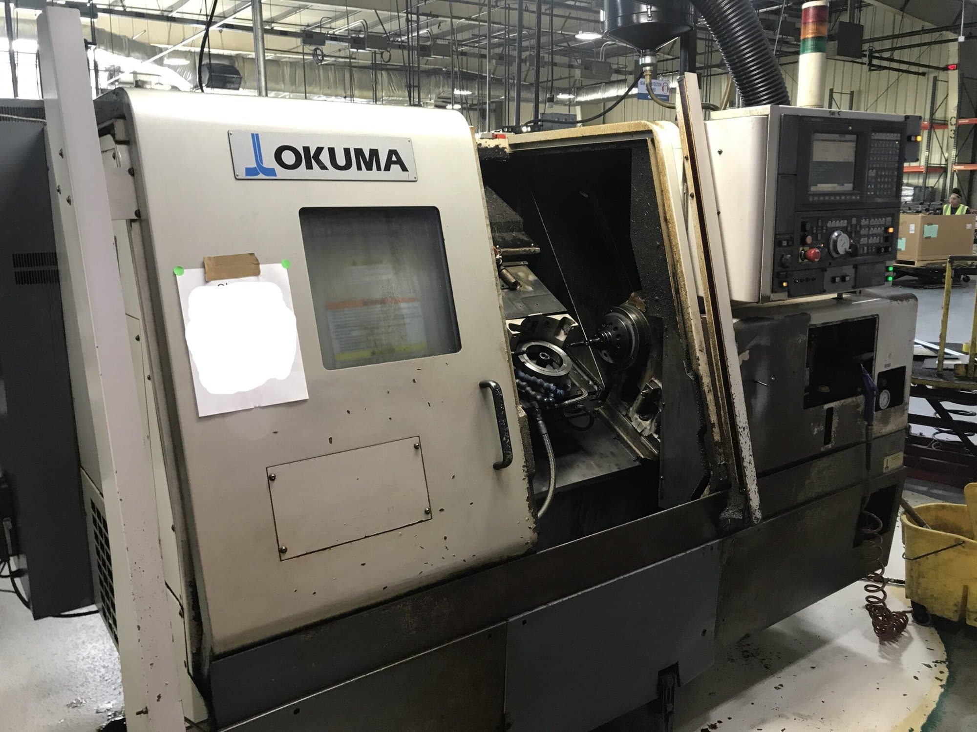 Okuma Captain-L370-W CNC Lathe, 2005 - OSP-E100L Control (Custom Built) - Image 2