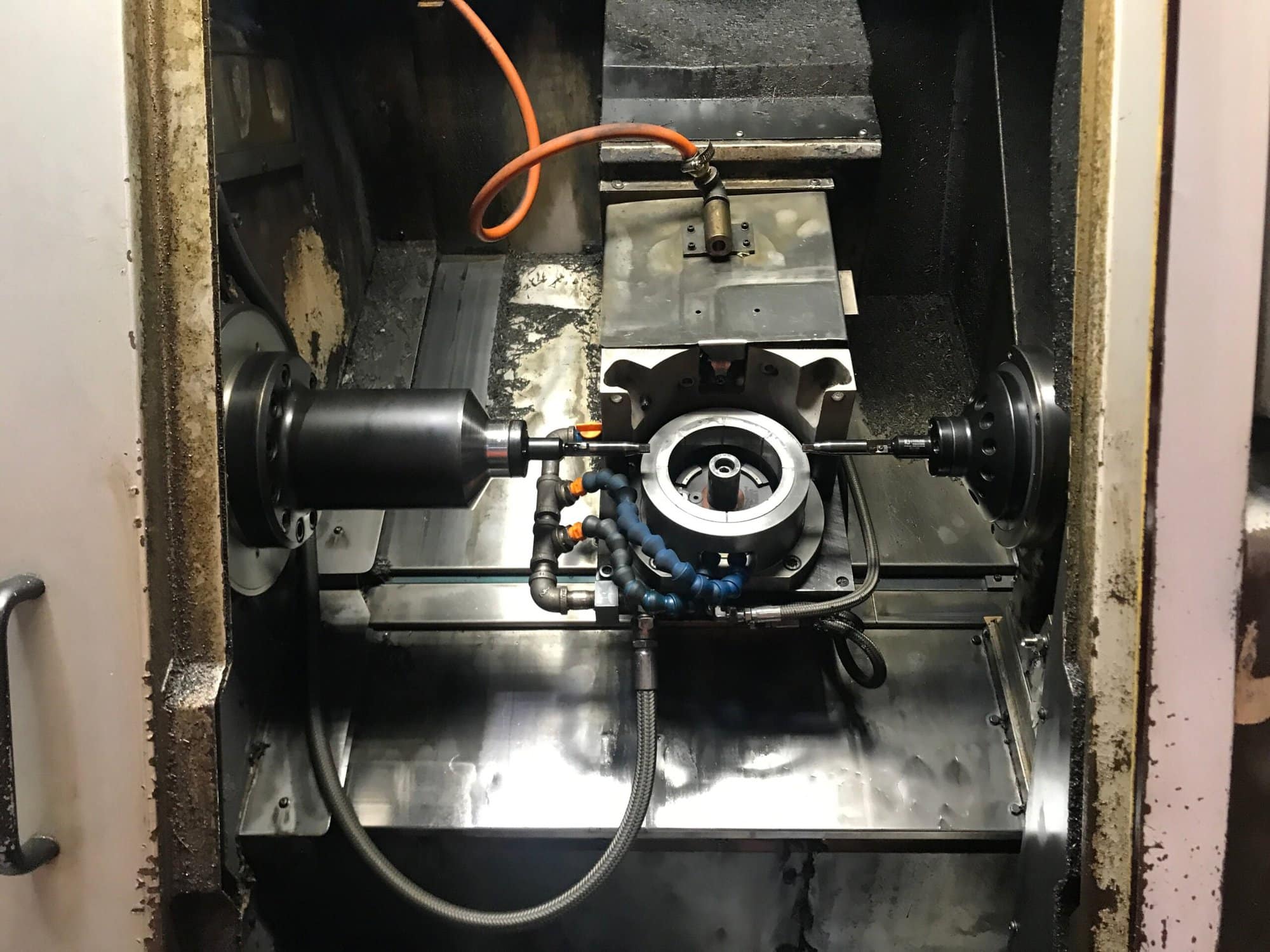 Okuma Captain-L370-W CNC Lathe, 2005 - OSP-E100L Control (Custom Built) - Image 3