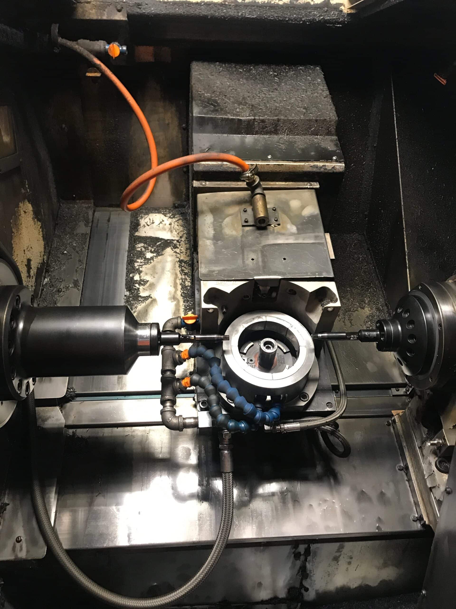 Okuma Captain-L370-W CNC Lathe, 2005 - OSP-E100L Control (Custom Built) - Image 4