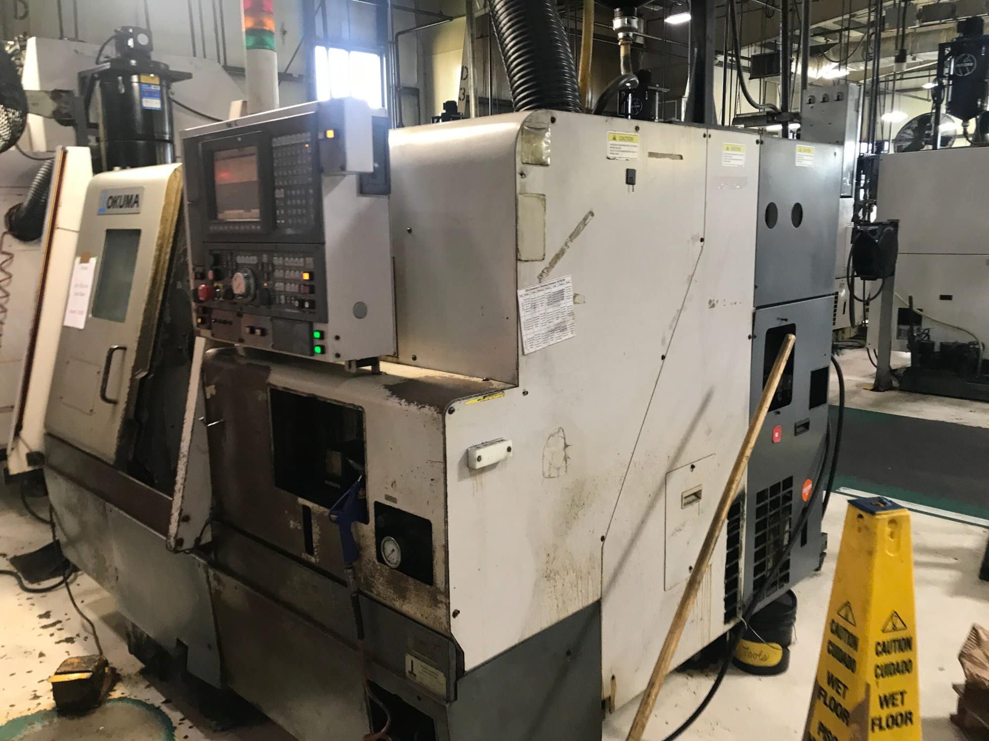 Okuma Captain-L370-W CNC Lathe, 2005 - OSP-E100L Control (Custom Built) - Image 7