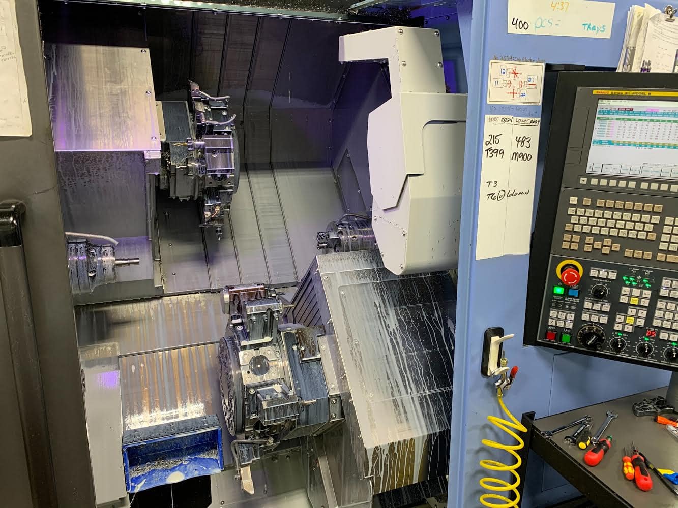 Doosan TT-1800SY Multi Tasking CNC Lathe, 2013 - TSC, Dual Spindle, Dual Turret - Image 2