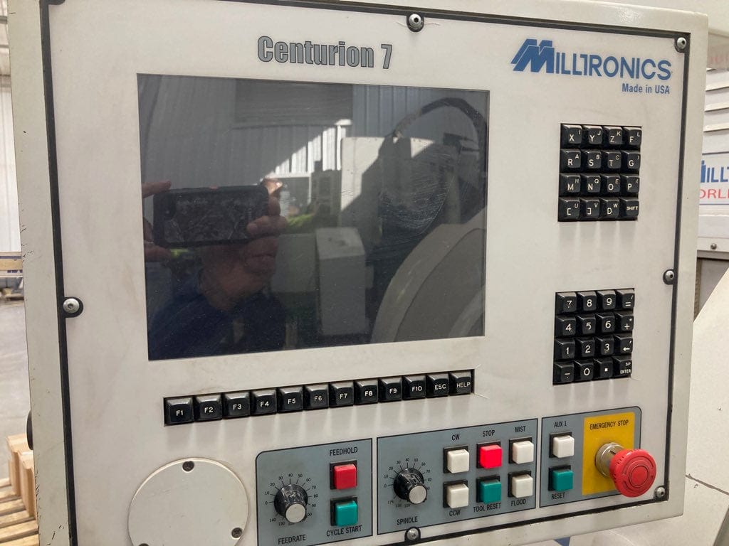 Milltronics ML-18 CNC Lathe, 2004 - 8" Chuck, Under Power, Video Available - Image 5