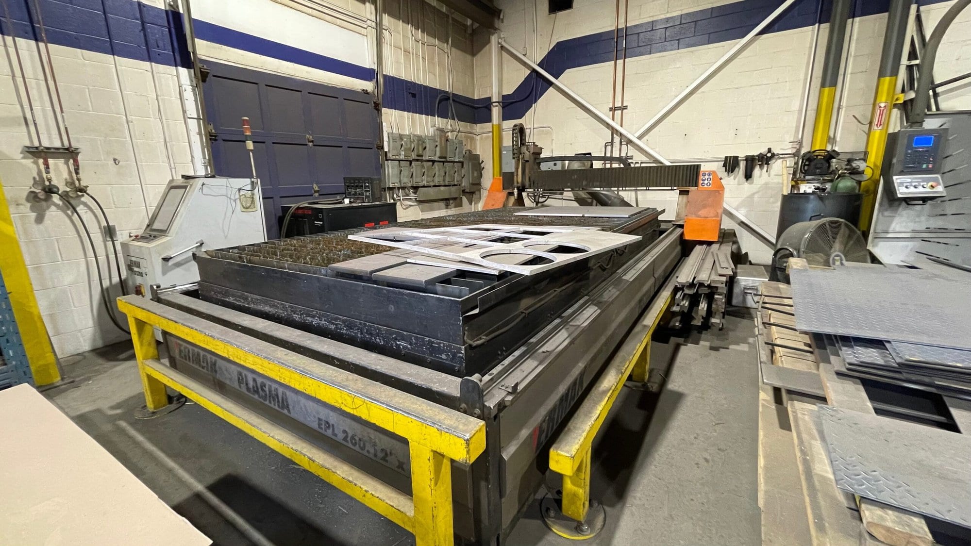 6' x 12' Ermak EPL 260 CNC Plasma, 2012- Equipped with Hypertherm High Definition HPR 260 - Image 5