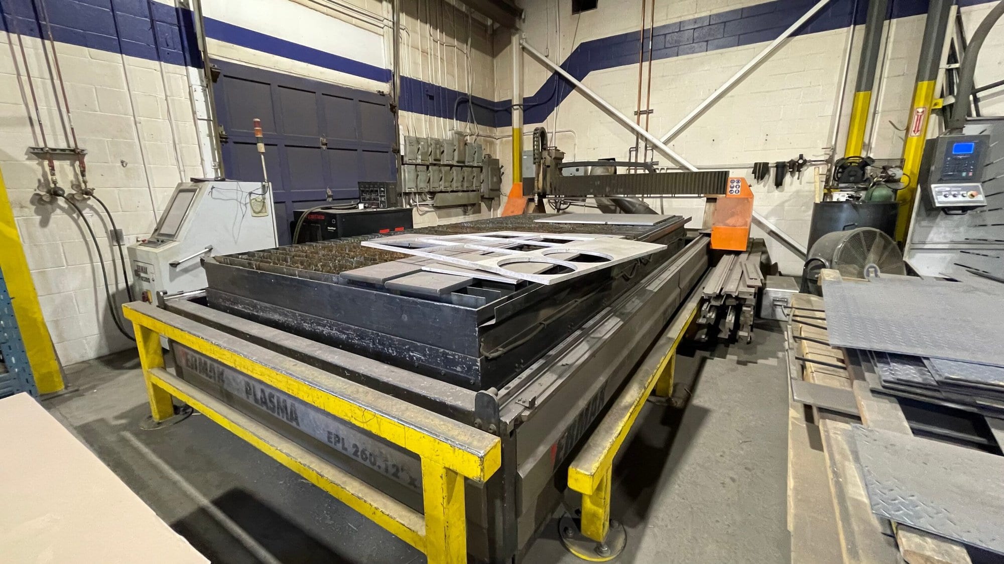 6' x 12' Ermak EPL 260 CNC Plasma, 2012- Equipped with Hypertherm High Definition HPR 260 - Image 4
