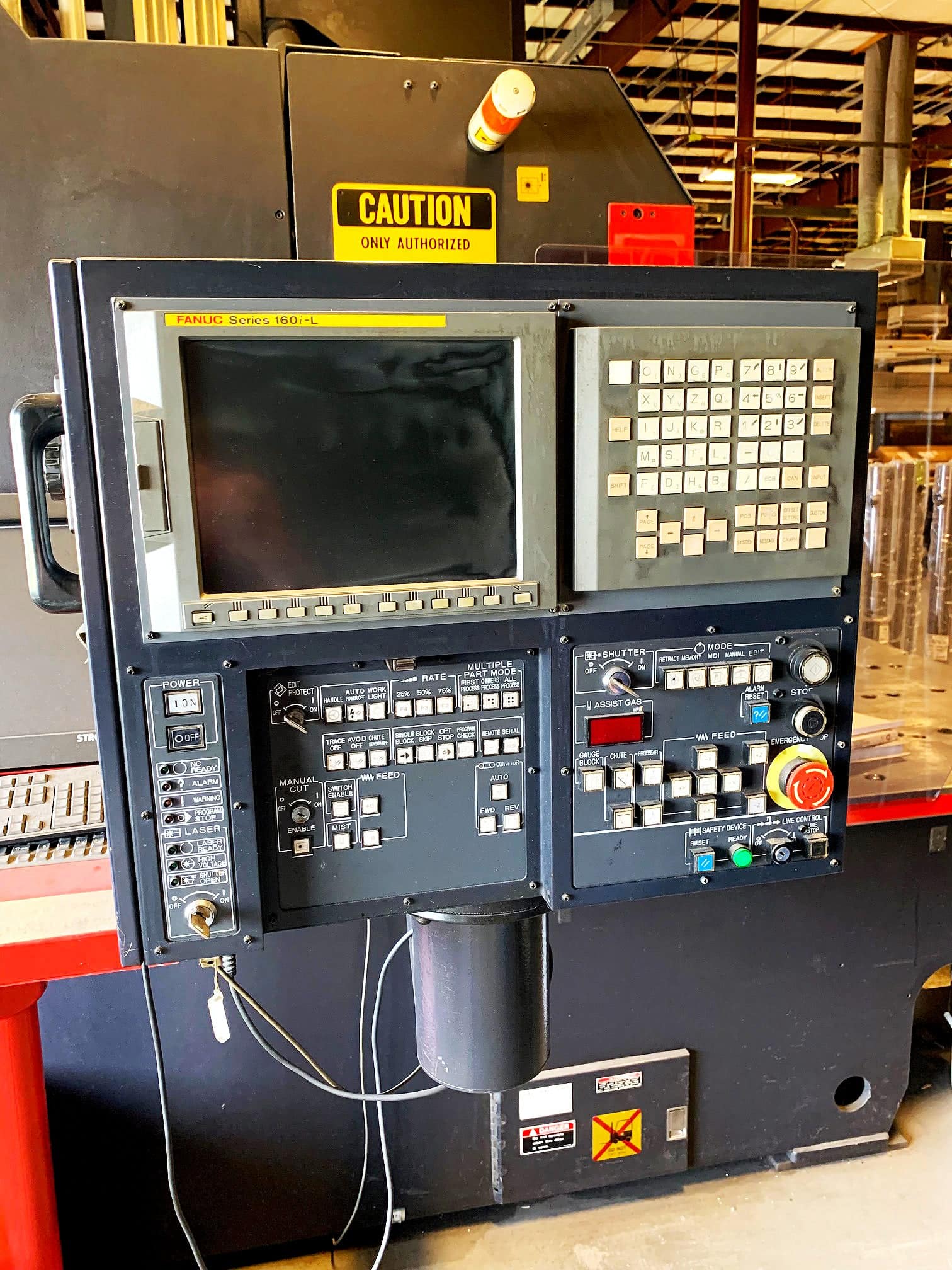 2000 Watt Amada Pulsar LC1212 CO2 Laser, 2001- Torit Dust Collector, Chiller - Image 5