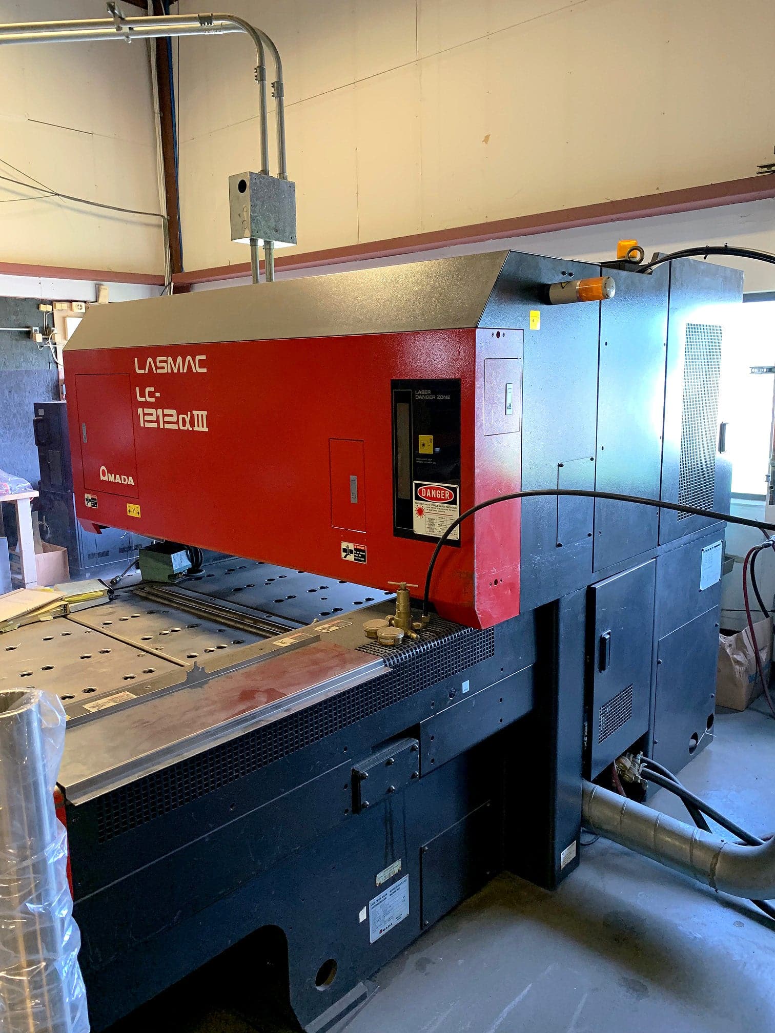 2000 Watt Amada Pulsar LC1212 CO2 Laser, 2001- Torit Dust Collector, Chiller - Image 2