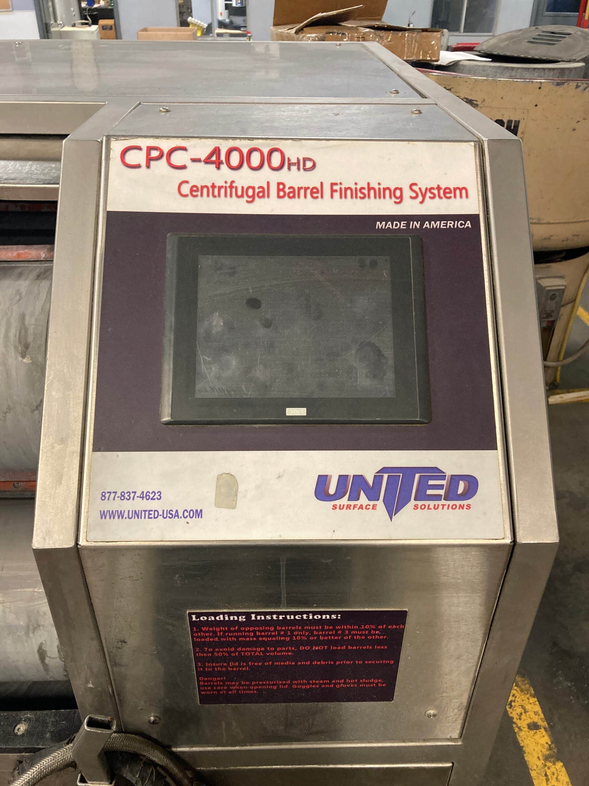 United CPC-4000-HD Deburring Machine, 2013 - Image 2
