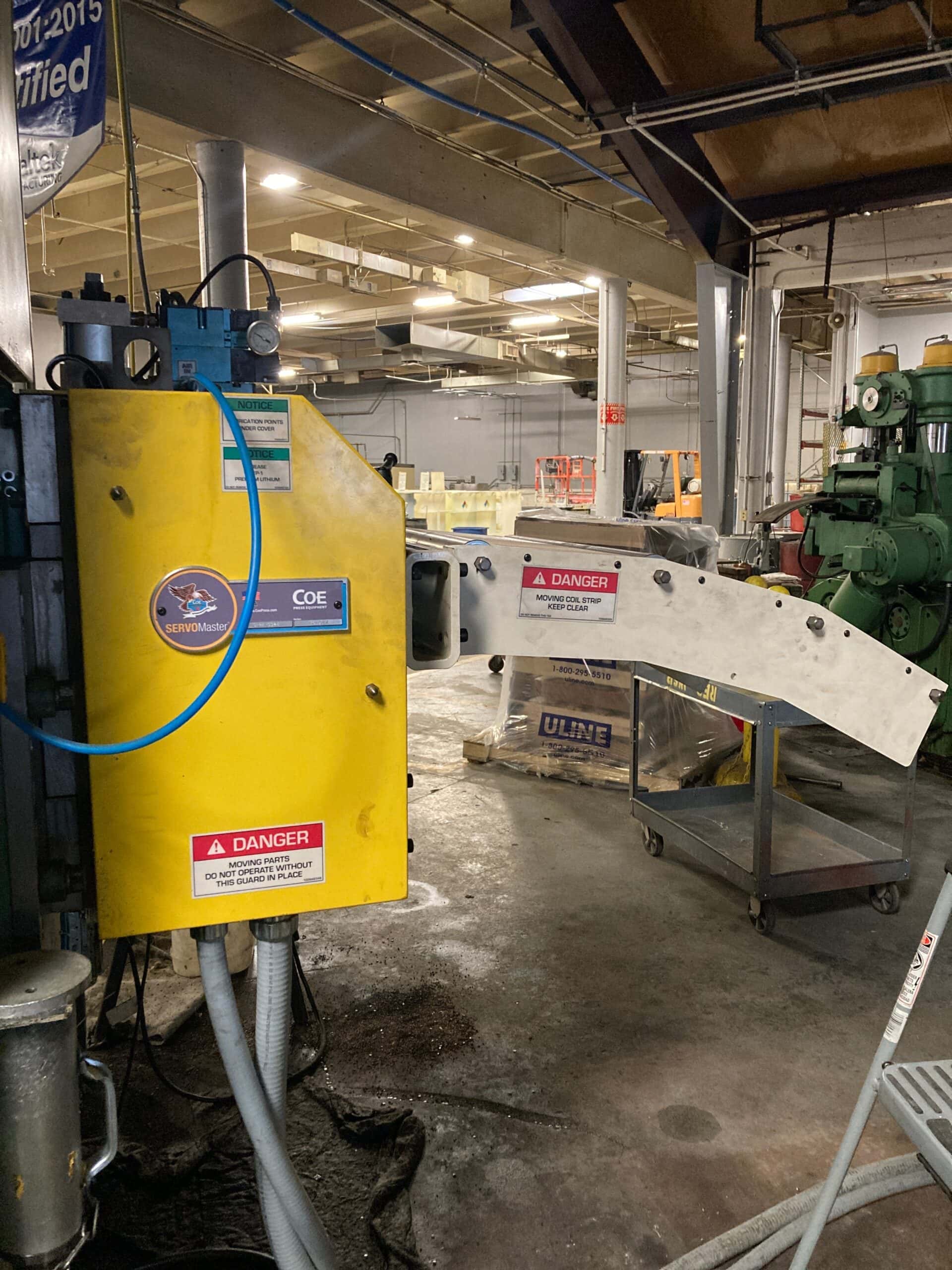 220 Ton SEYI HSD-220 Stamping Press, 1995 - Equipped With COE Servomaster Feeder 2019 and $5,000 in Additional Parts - Image 9