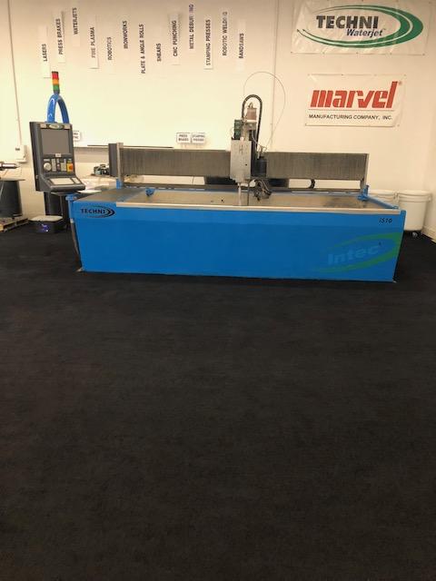 5' x 10' Techni Intec 510 5-Axis Waterjet, 2012- 5 Axis Cutting Head, ESP Electric Servo Pump - 66,000 PSI