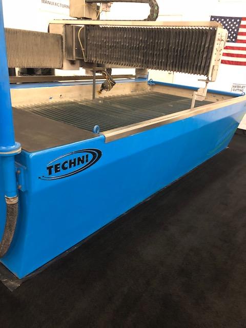 5' x 10' Techni Intec 510 5-Axis Waterjet, 2012- 5 Axis Cutting Head, ESP Electric Servo Pump - 66,000 PSI - Image 3
