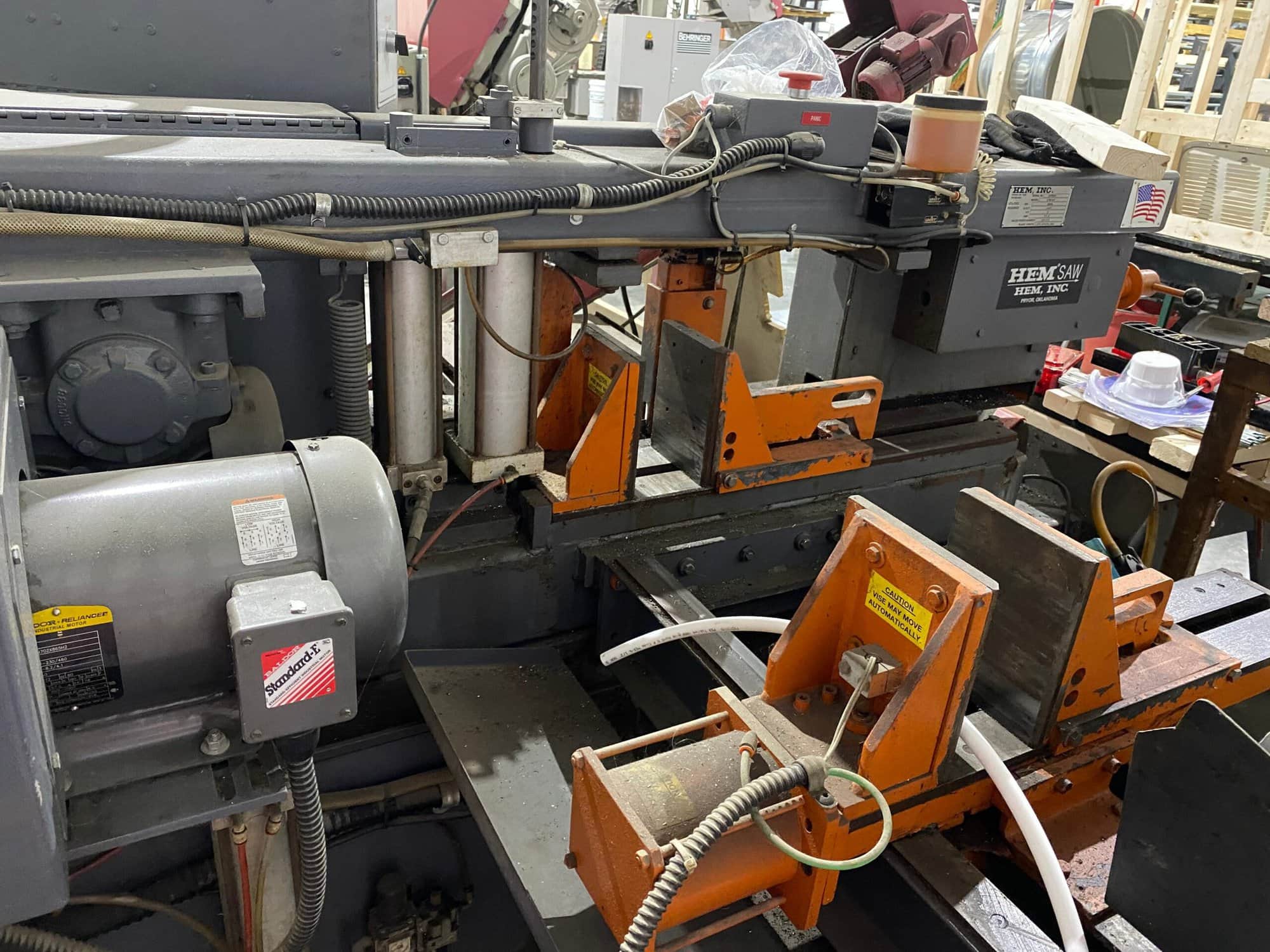 12.75" x 12.75" HEM H90A-4 Horizontal Band Saw, 2009 - Image 6