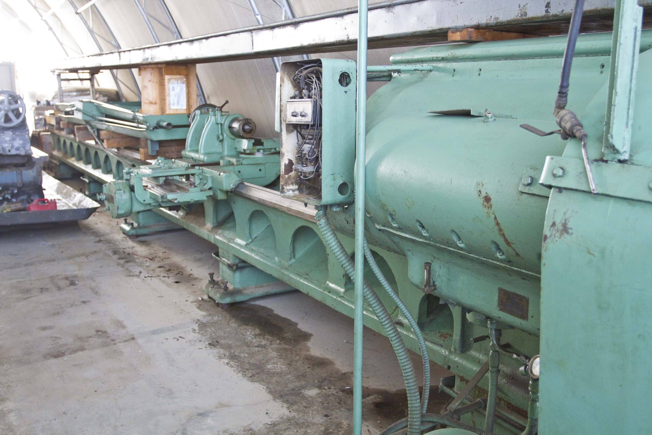 Lehmann 2516 Lathe, 1943 - Tailstock, Threading - Image 2