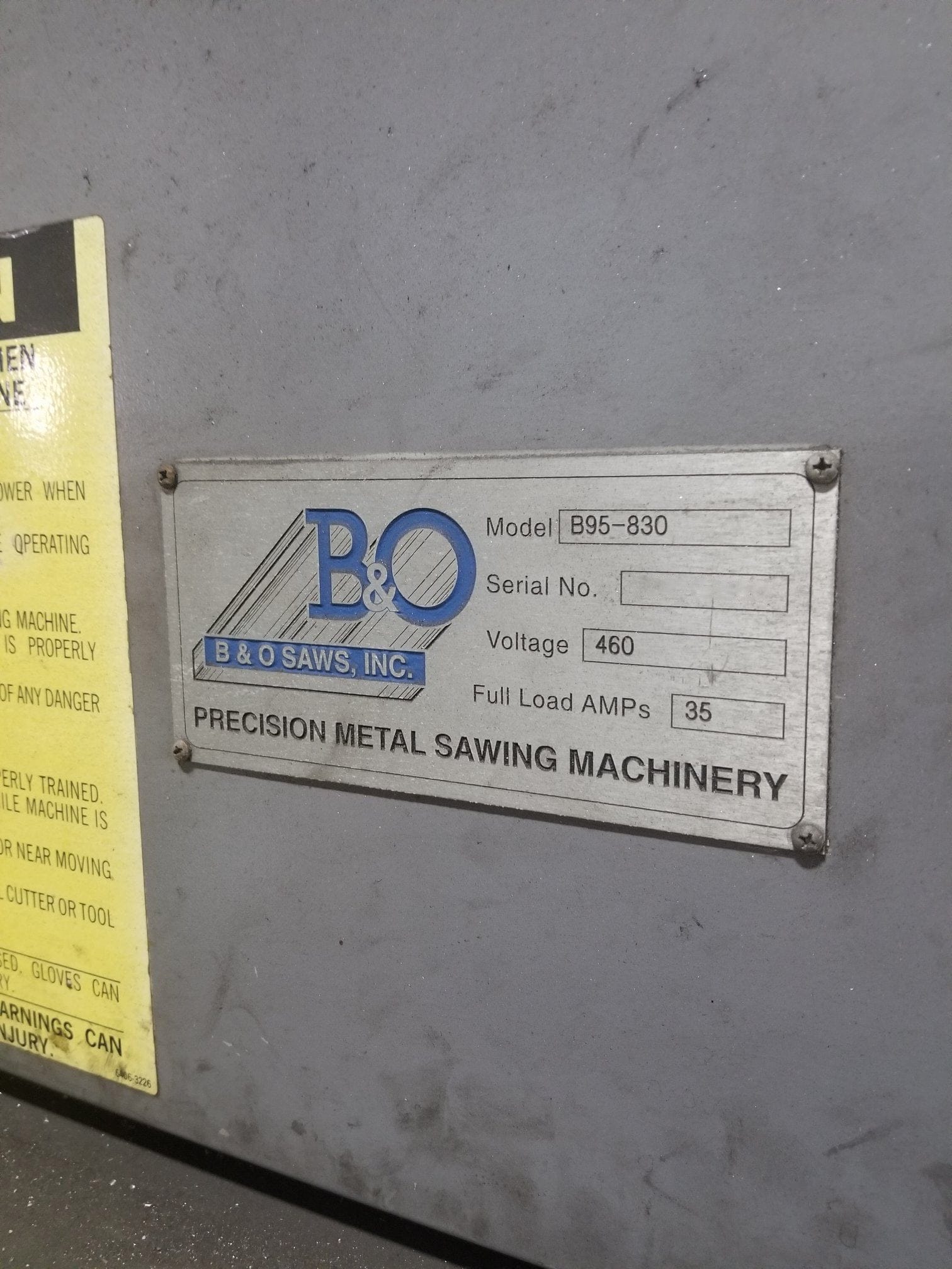 1995 B&O CNC industrial Extrusion Metal Automatic Saw with Bar feed and Chips system - Image 6