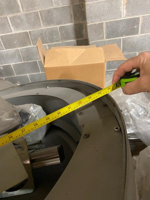Vibromatic Rotary Vibratory Feeder 34" Diameter Stainless Steel - Image 2