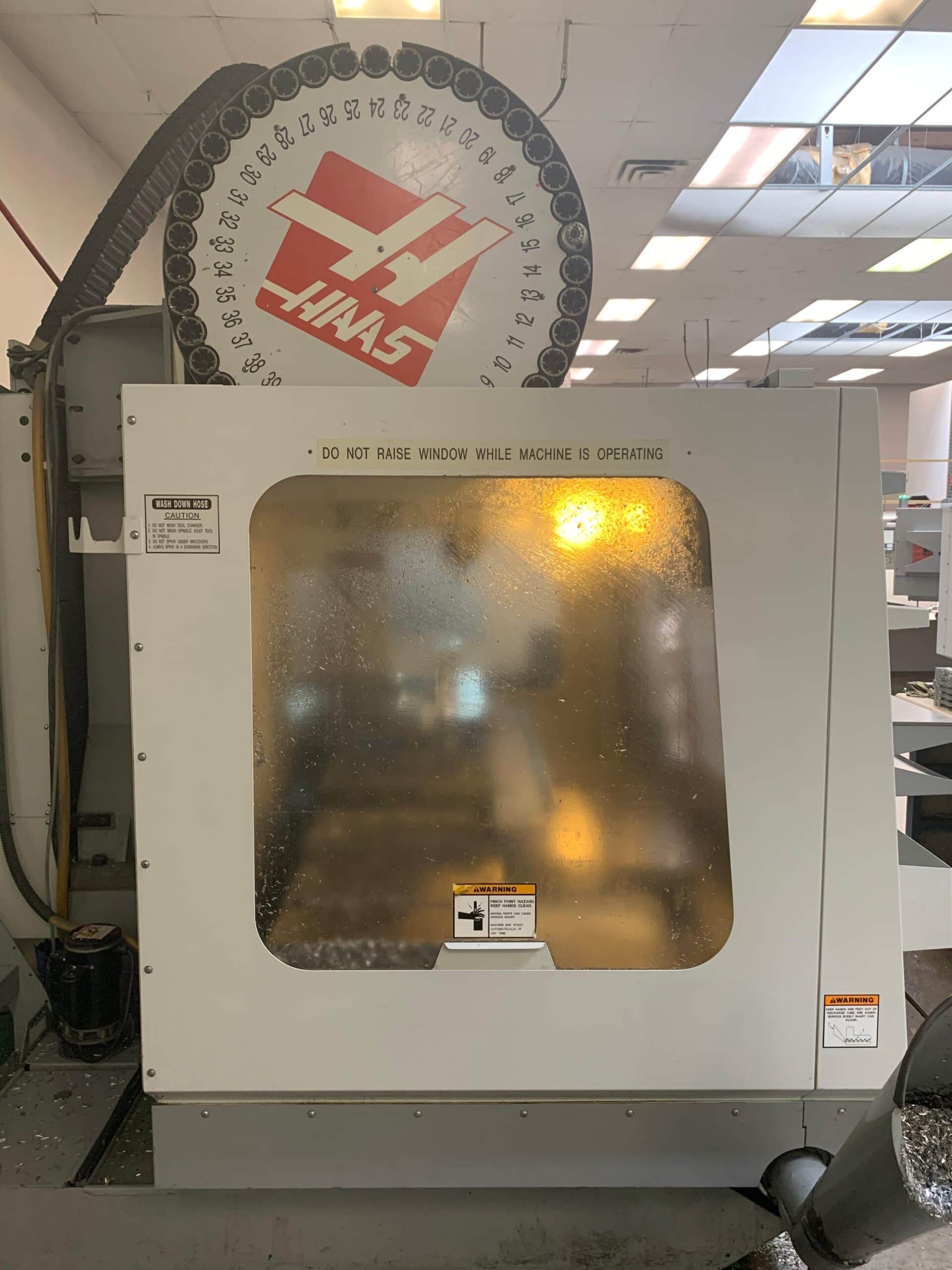 Haas VF-3SS VMC, 2007 - SMTC, 4th Axis Drive/Wiring, Under Power, Video - Image 3