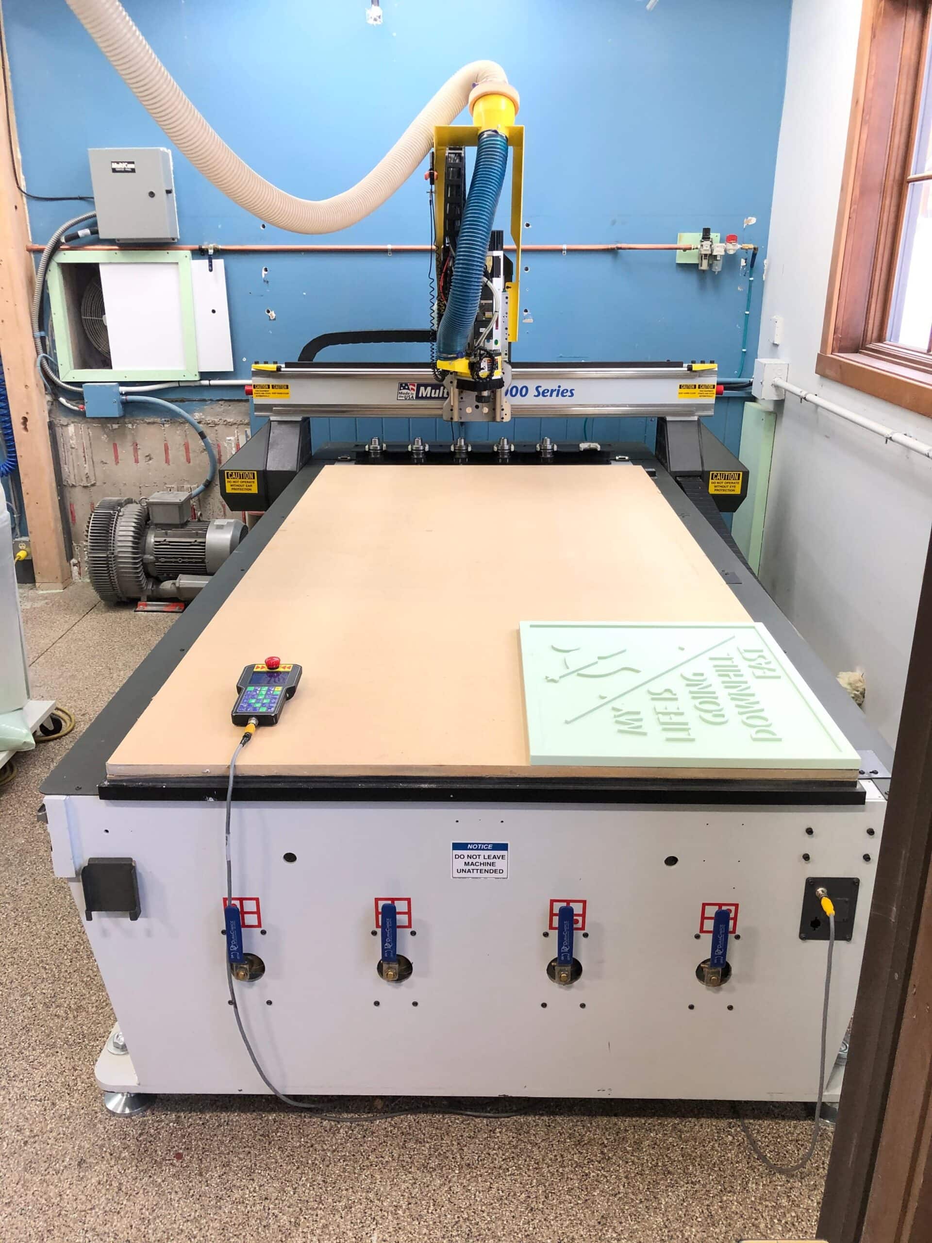 MultiCam 3000R M2621 CNC Router, 2015 - 4'x8' Table, 24,000 RPM - Image 2
