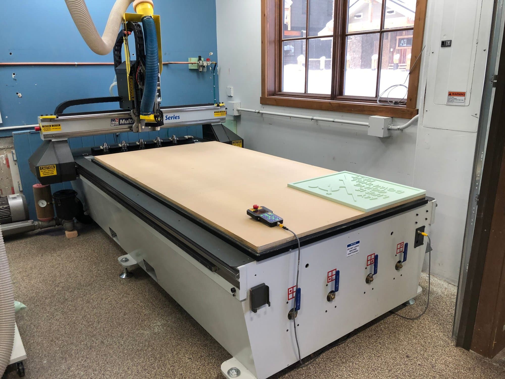MultiCam 3000R M2621 CNC Router, 2015 - 4'x8' Table, 24,000 RPM