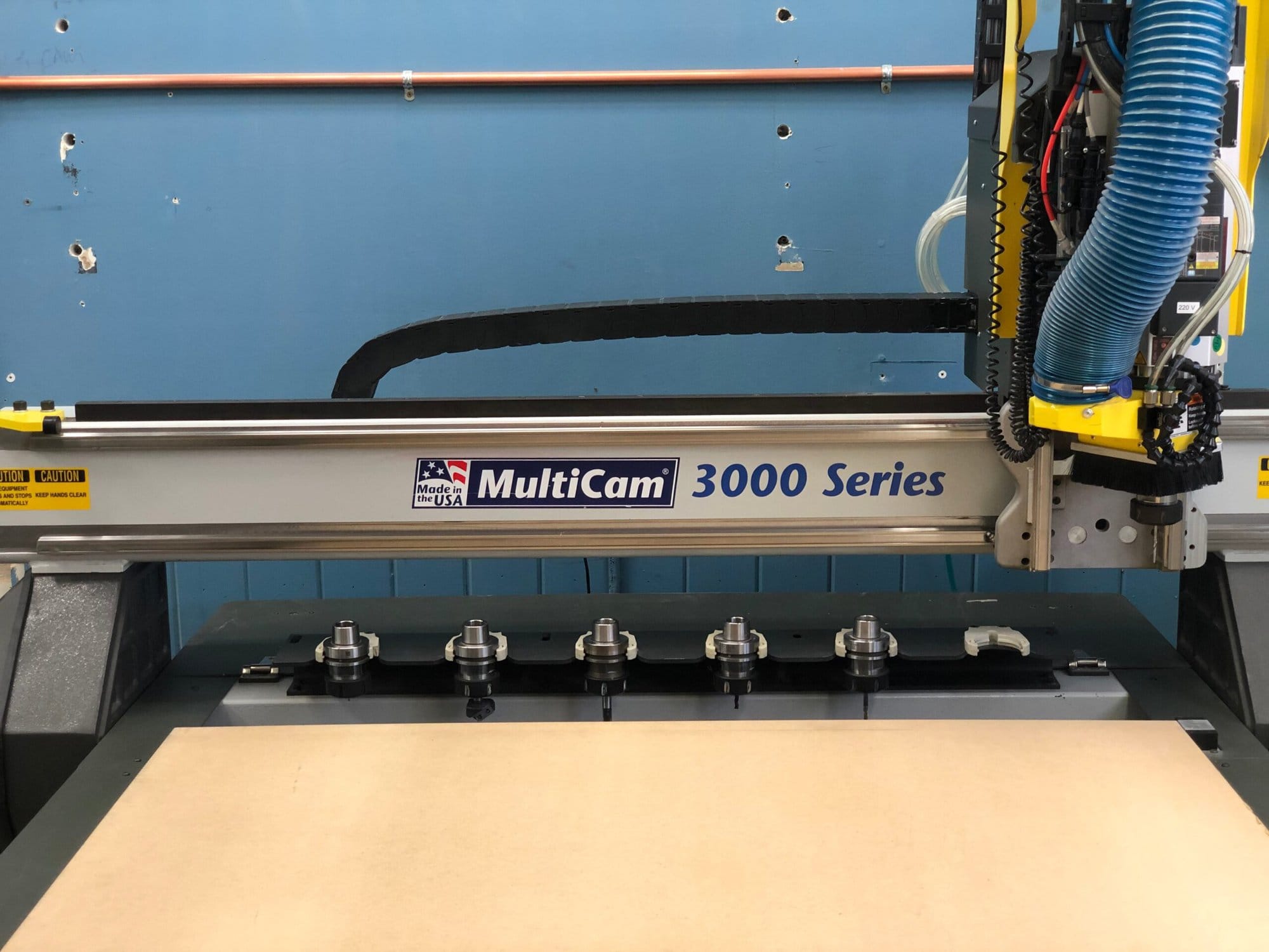 MultiCam 3000R M2621 CNC Router, 2015 - 4'x8' Table, 24,000 RPM - Image 5