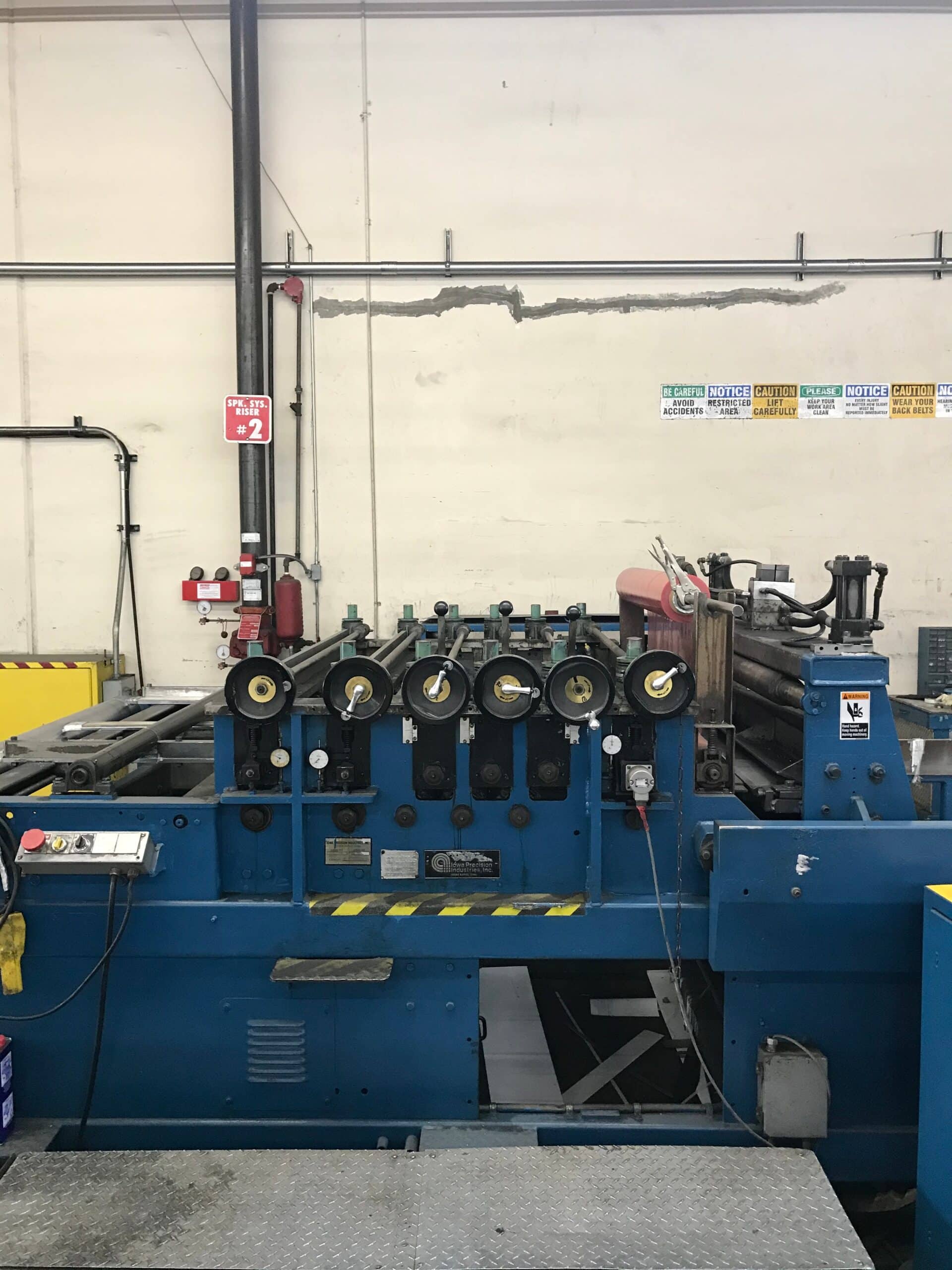60" Iowa Precision CTL Model 6012 Cut To Length Line- 20,000 lbs Coil Capacity - Image 3