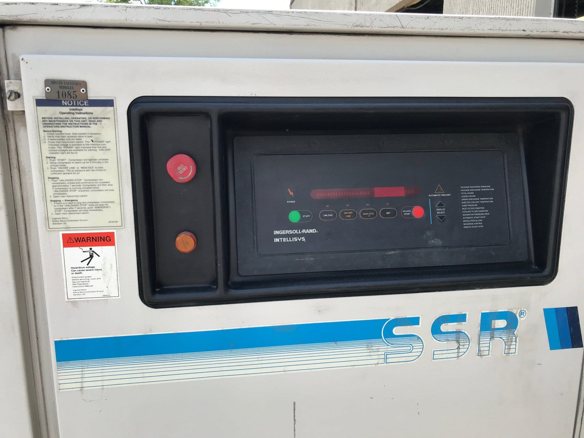 Ingersoll Rand SSR-EP75 Air Compressor, 2009 - Rebuilt in 2019, Low Hours After Rebuild - Image 3