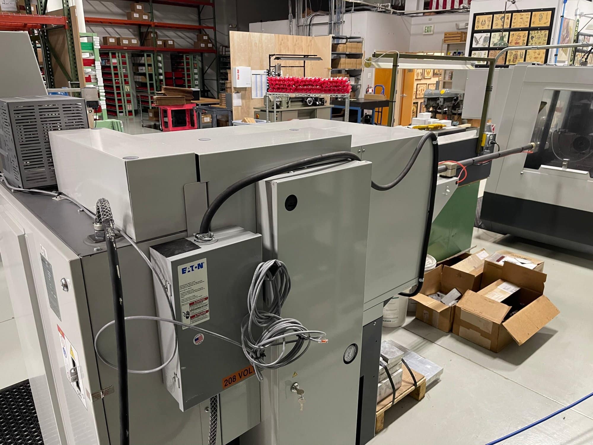 Haas CL-1 CNC Lathe, 2018 - Parts Catcher, C Axis, Bar Feeder - Image 3