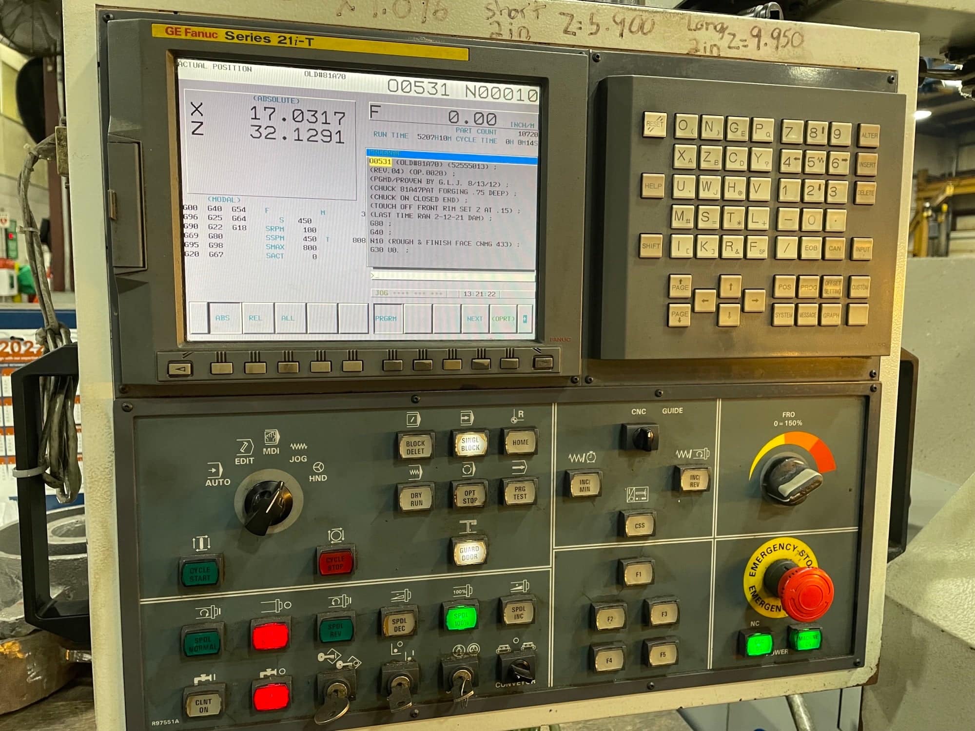 Romi M27 CNC Teach Lathe, 2006 - Fanuc 21i Control, Turret Option - Image 6