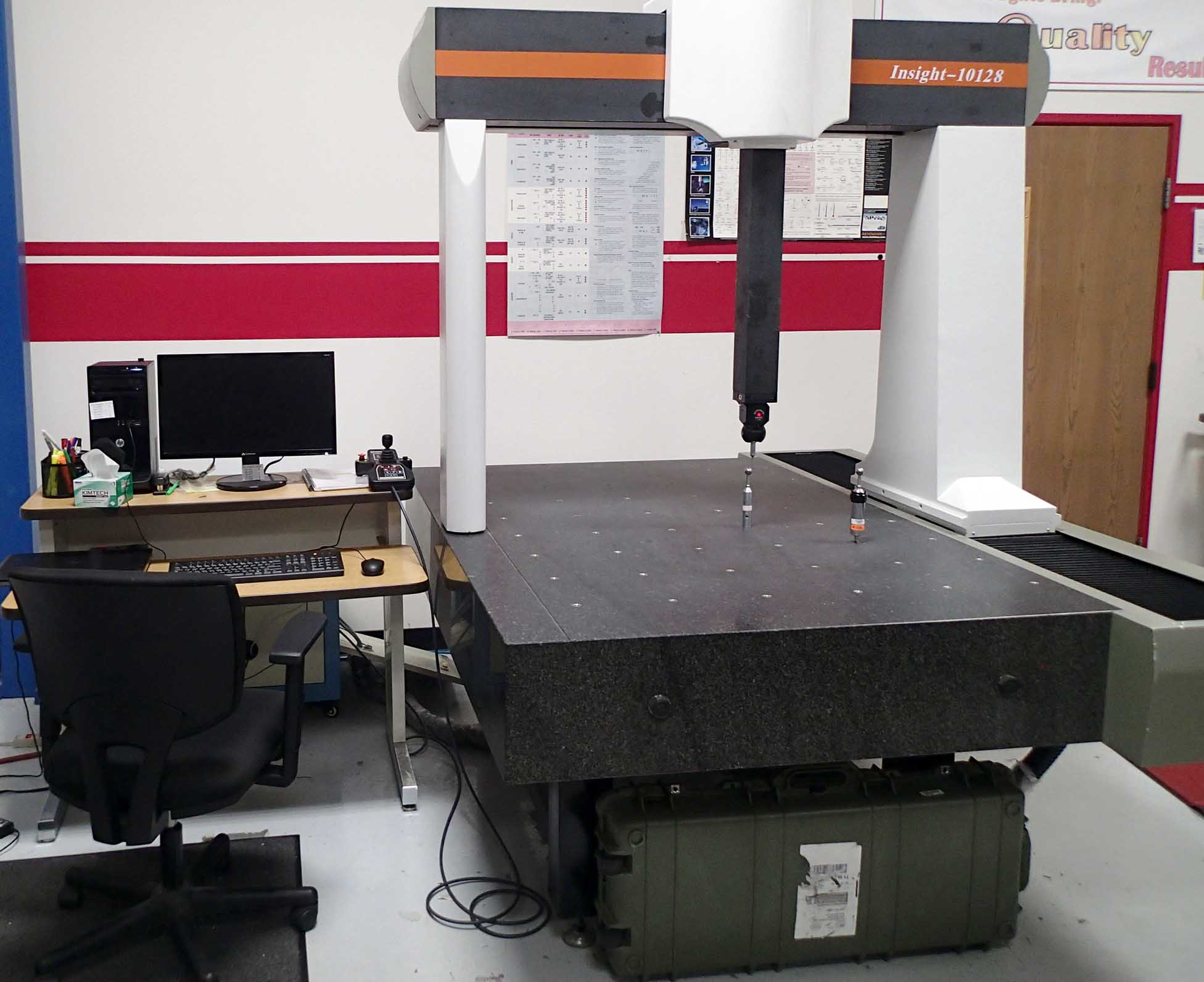 10.12.8 Insight 10128 CMM Inspection Machine, 2012- 40" x 48" x 32" Travels, Renishaw Probe & Scales - Image 3
