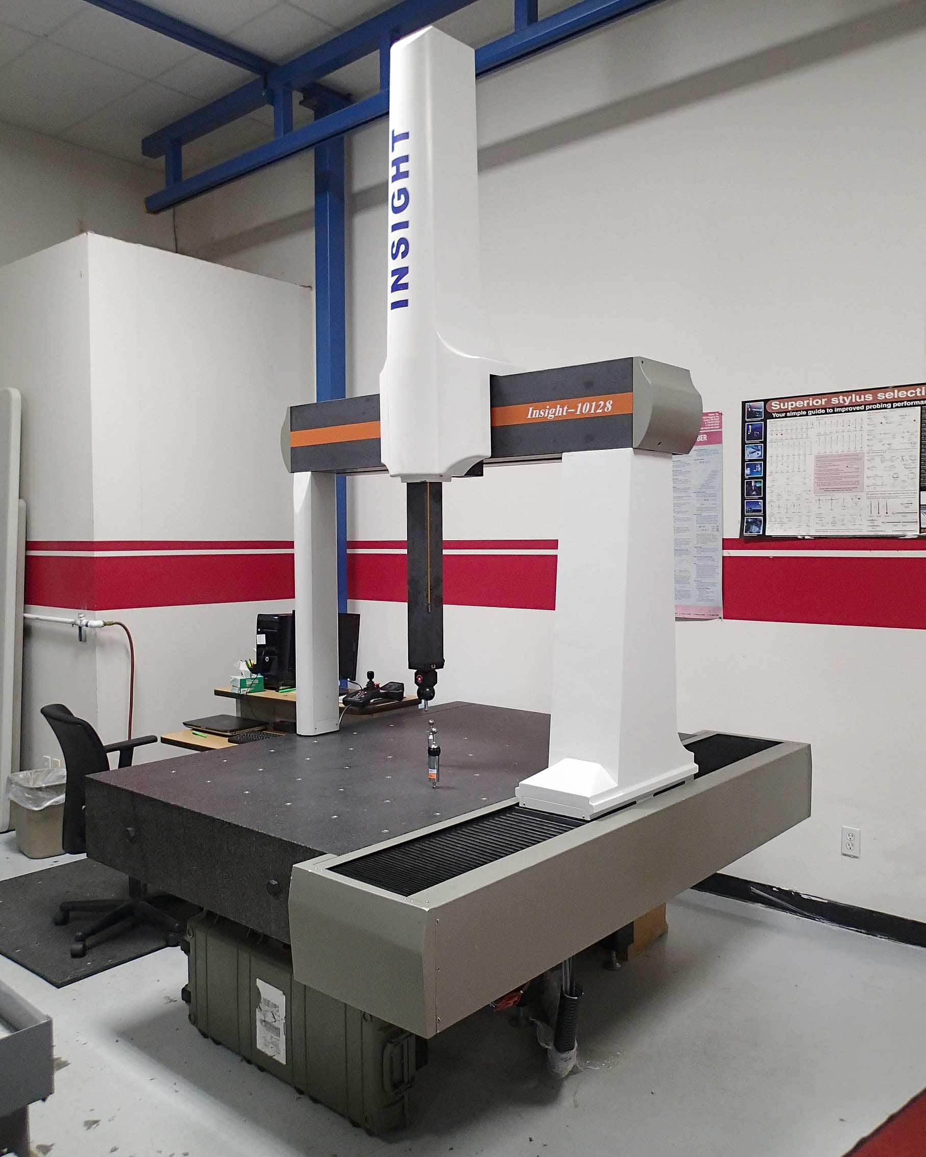 10.12.8 Insight 10128 CMM Inspection Machine, 2012- 40" x 48" x 32" Travels, Renishaw Probe & Scales