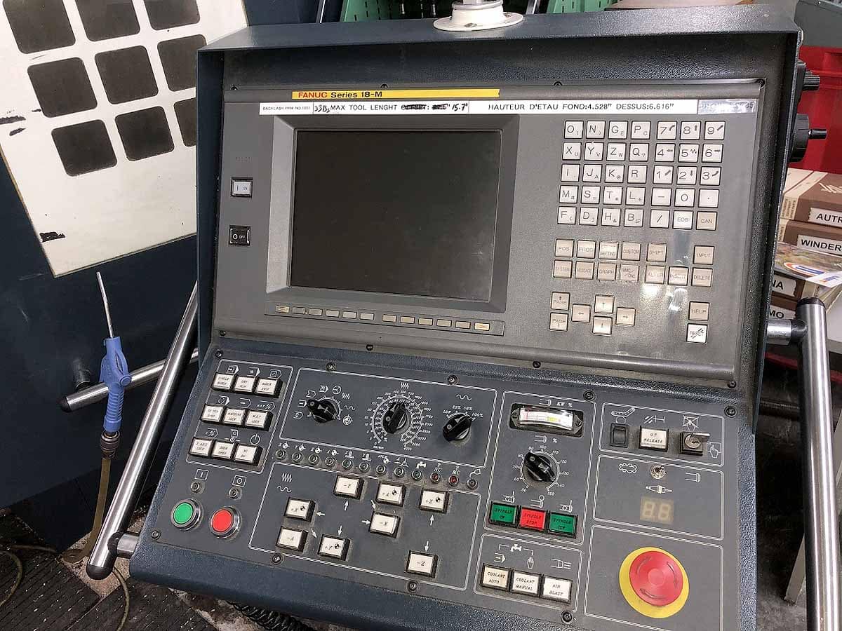 Johnford DMC-2100H CNC Bridge Mill, 2004 - Fanuc, 4th Axis, 5 Axis Ready - Image 4