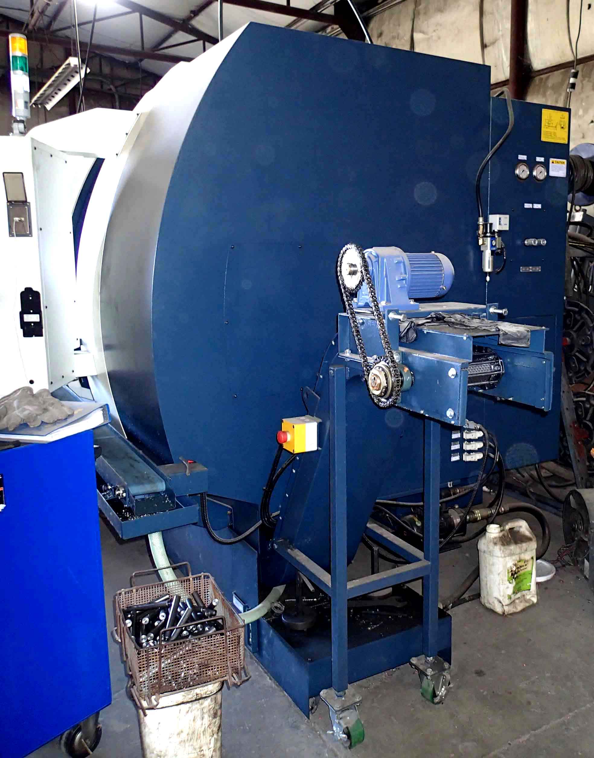 Johnford SL-500A CNC Turning Center Lathe, 2018- Y Axis, Live Tools, 4" Bar, Sub Spindle, 12’ Bar Feeder - Image 7