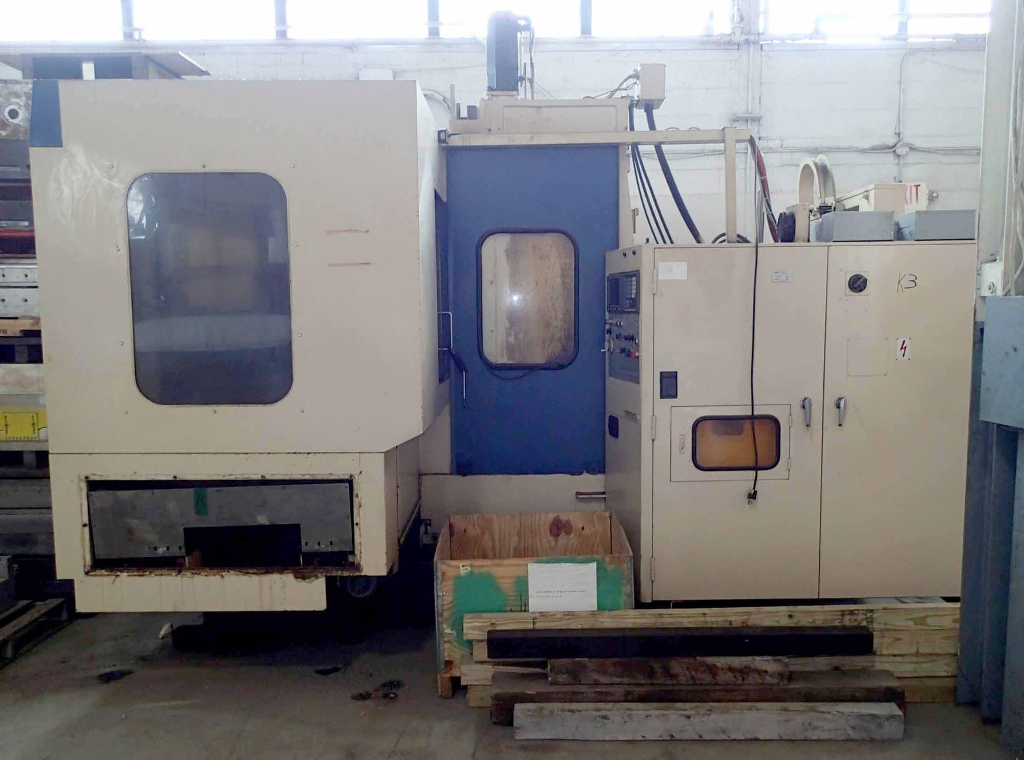 Kia HC800 Horizontal Machining Center, 1995- 2 Pallet, Fanuc, TSC