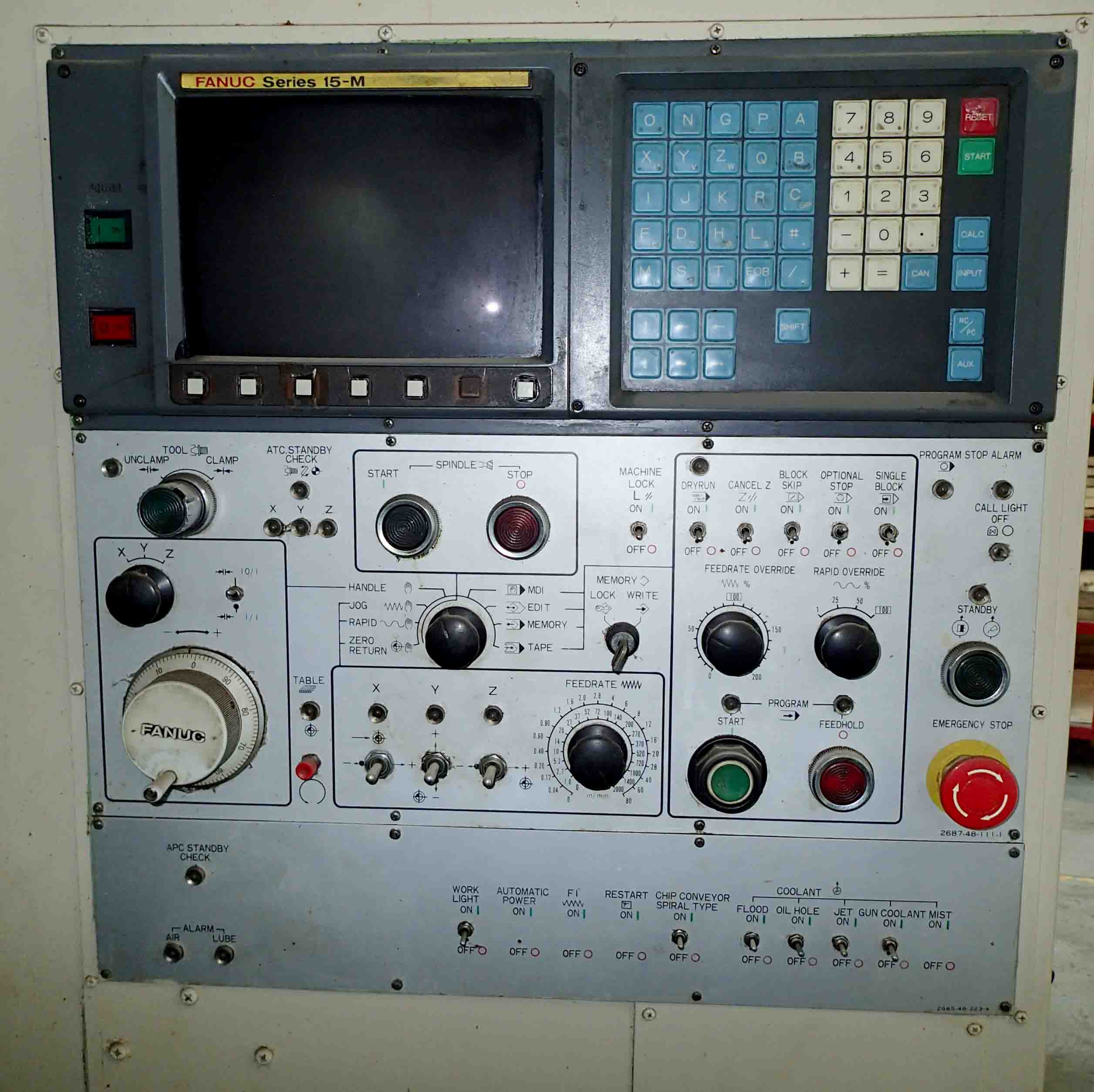 Kia HC800 Horizontal Machining Center, 1995- 2 Pallet, Fanuc, TSC - Image 4