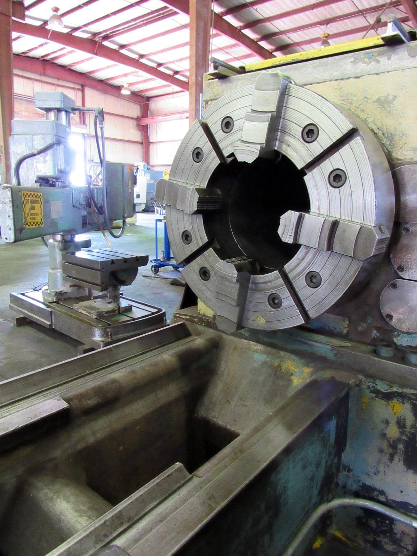 32" X 118" Kuraki LC-403 30 Hollow Spindle Lathe, 1978 - With 12.5" Spindle Bore - Image 11