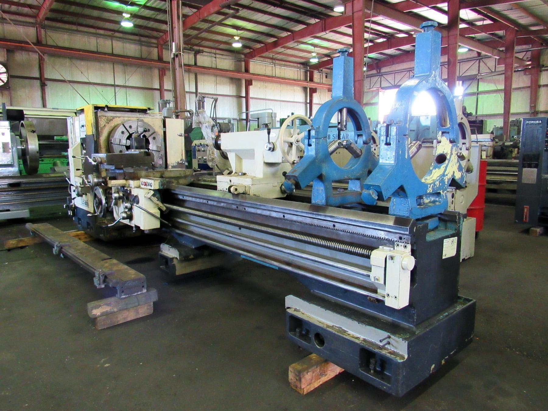32" X 118" Kuraki LC-403 30 Hollow Spindle Lathe, 1978 - With 12.5" Spindle Bore - Image 3