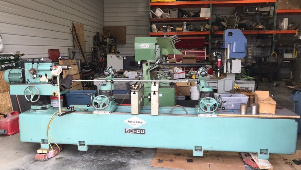 Schou Kwik-Way Model 2000 Line Boring Machine, 1985