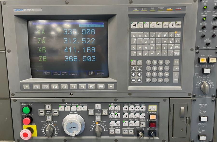 Okuma LT 15 CNC Lathe, 1998 - Dual Turret, Dual Spindle - Image 2
