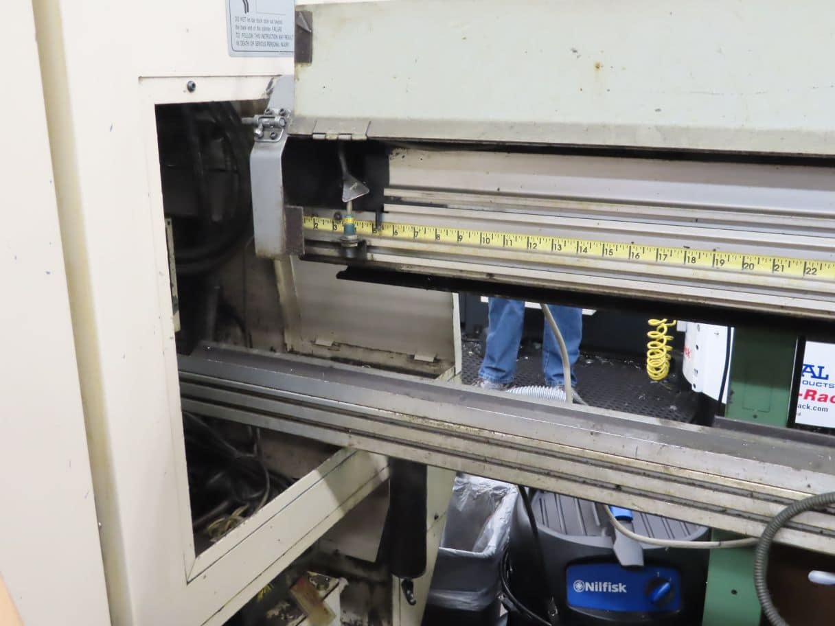 Okuma Impact LU-15M CNC Lathe, 1996 - Live Tooling, Bar Feeder, Twin Turret, Chip Conveyor, Manuals - Image 10