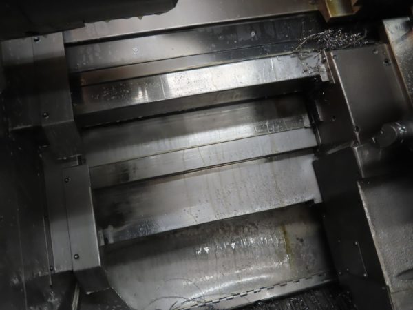 Okuma Impact LU-15M CNC Lathe, 1996 - Live Tooling, Bar Feeder, Twin Turret, Chip Conveyor, Manuals - Image 7