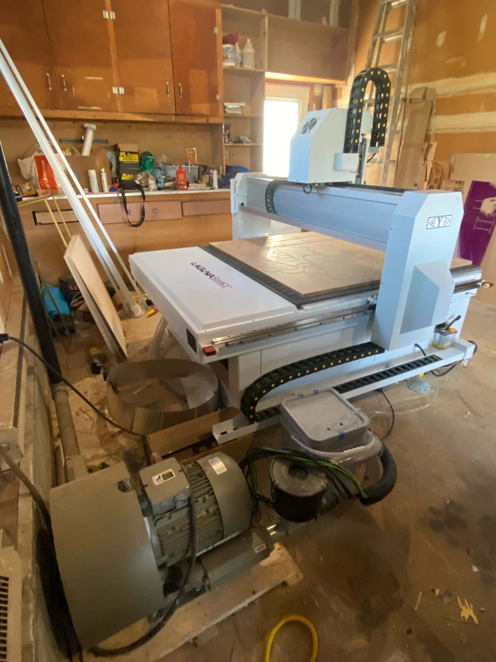 4' x 4' Laguna MCNC Swift CNC Router, 2020- 24K Spindle, 10HP Vacuum - Image 5